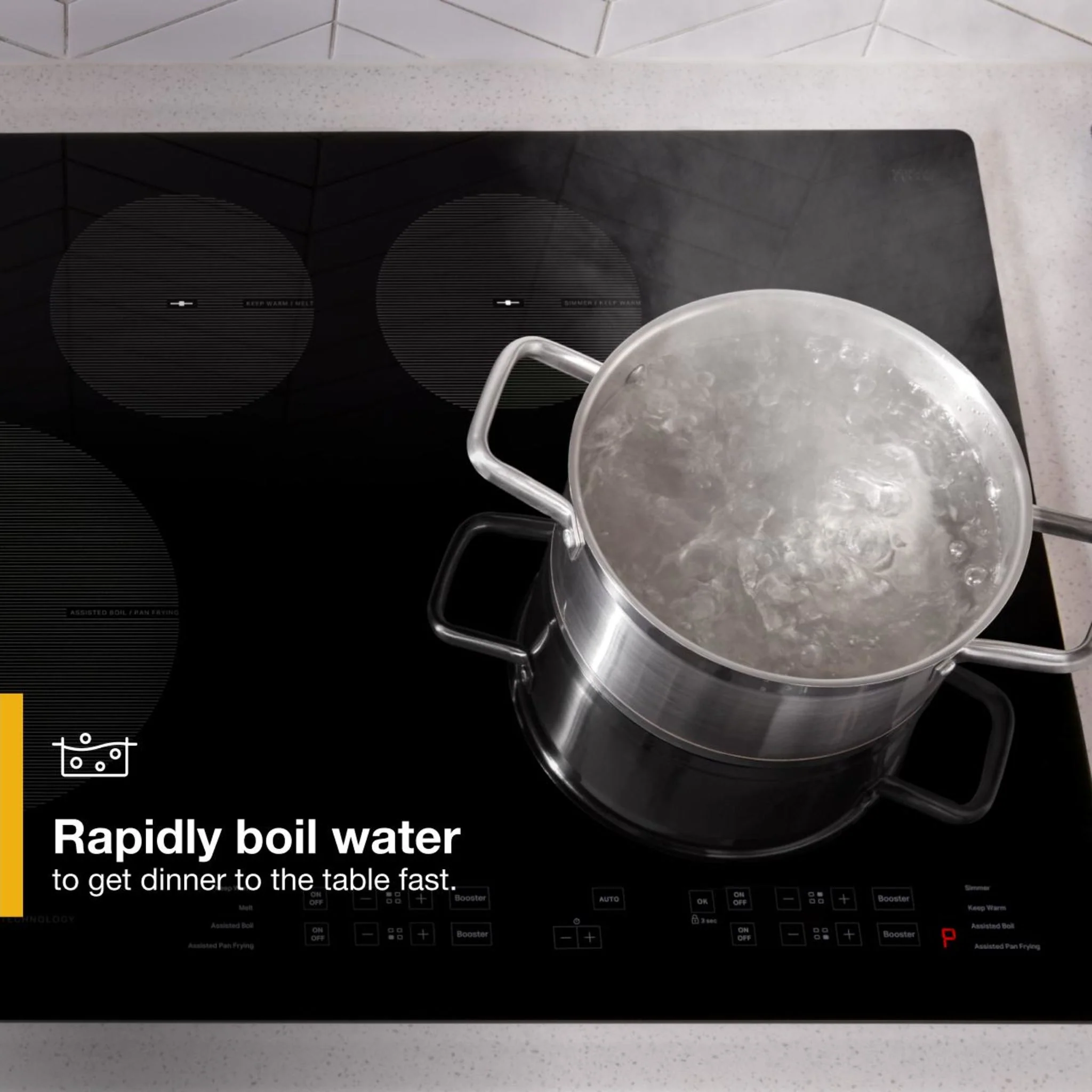 Whirlpool 30-Inch Induction Cooktop -Black (WCI55US0JB) - Image 4