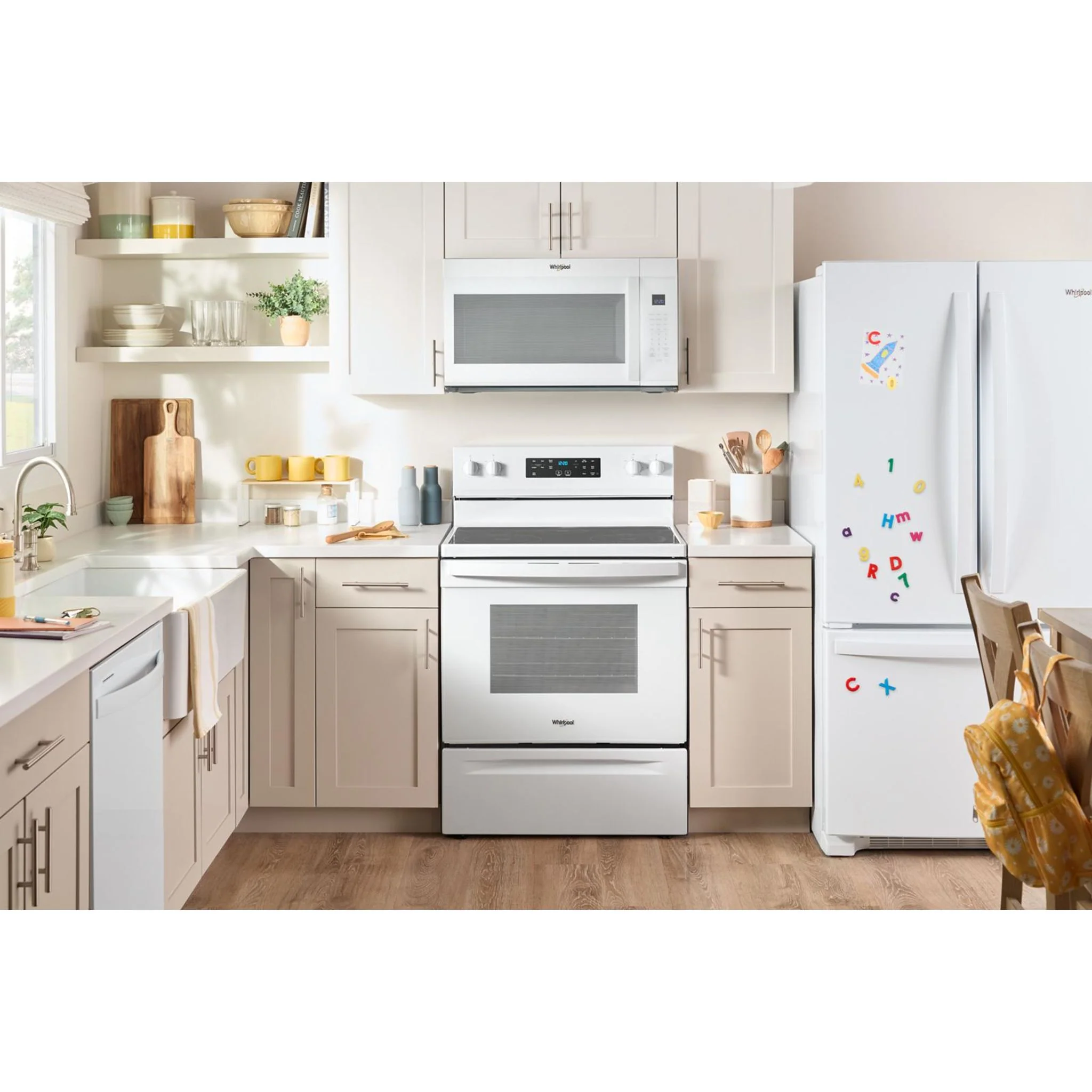 Whirlpool 30-inch Electric Range with Steam Clean -White (YWFES3330RW) - Image 5