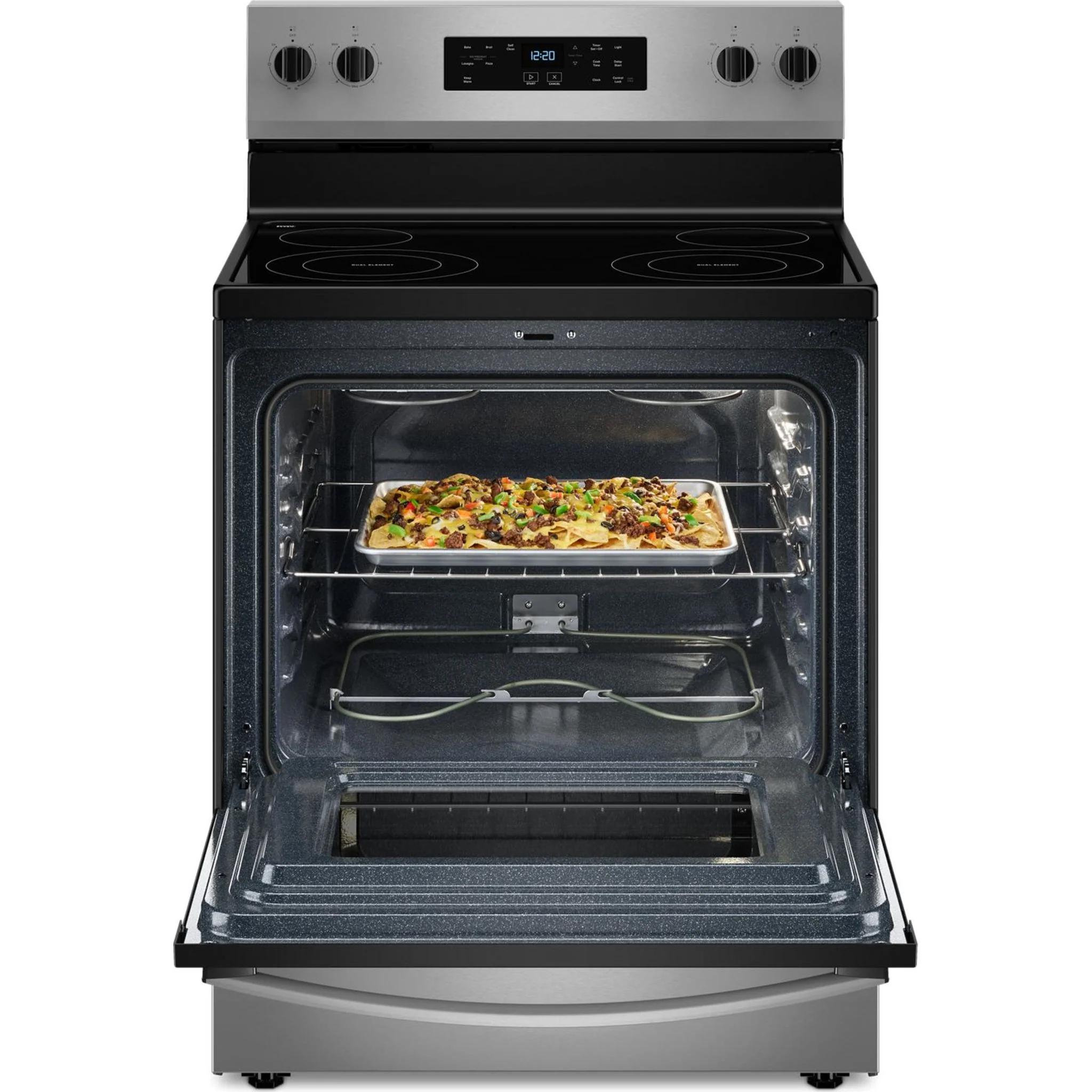 Whirlpool 30-inch Electric Range with 4 Elements -Stainless Steel (YWFES3530RS) - Image 8