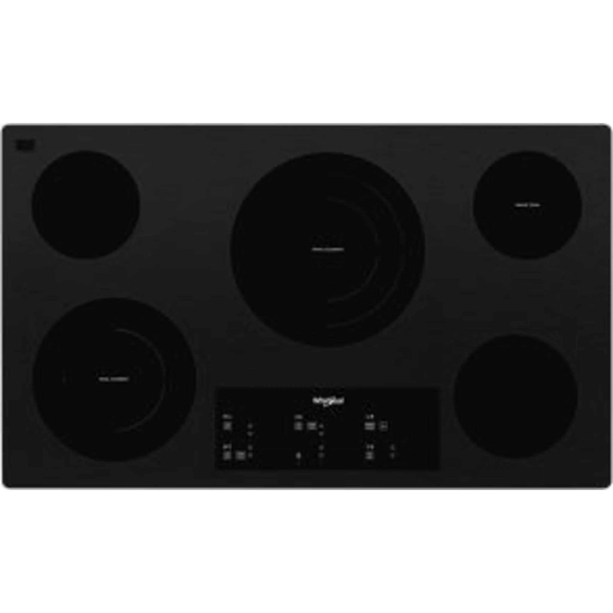 Whirlpool 36-inch Electric Ceramic Glass Cooktop with Triple Radiant Element -Black (WCE97US6KB) - Image 4