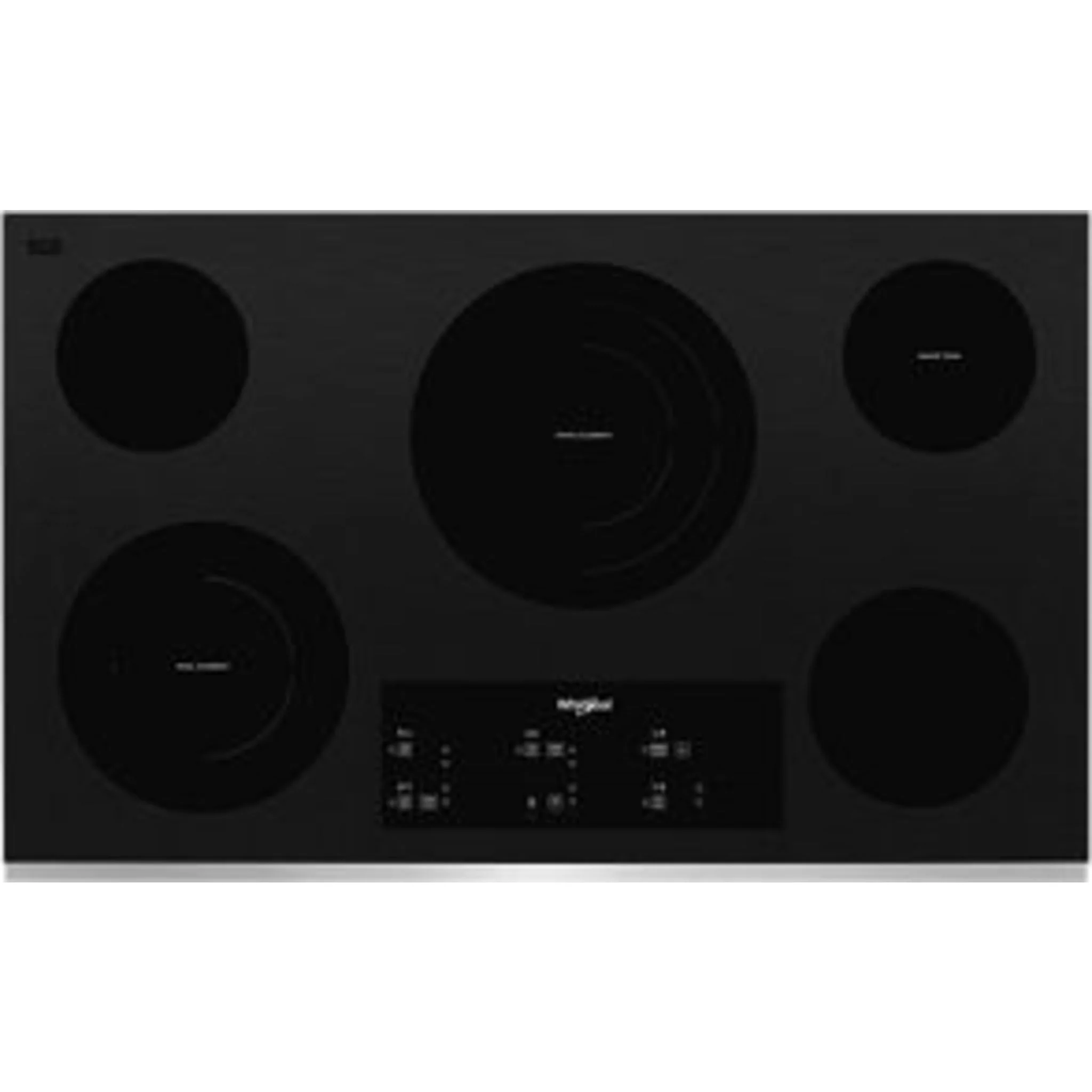 Whirlpool 36-inch Electric Ceramic Glass Cooktop with Triple Radiant Element -Stainless Steel (WCE97US6KS) - Image 3
