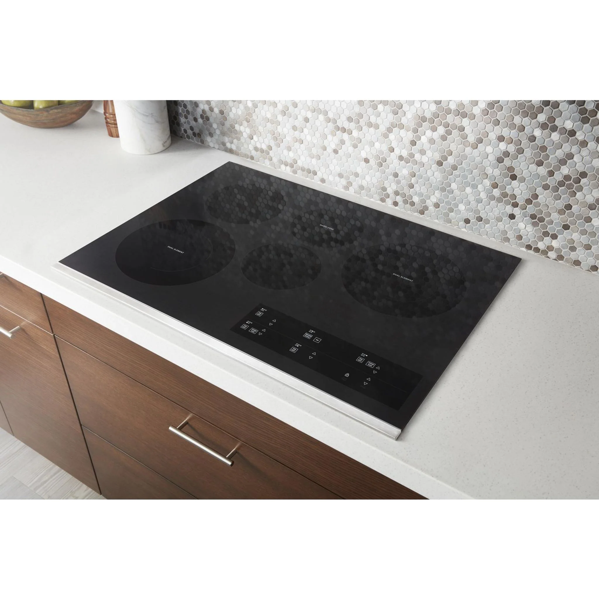 Whirlpool 36-inch Electric Ceramic Glass Cooktop with Triple Radiant Element -Stainless Steel (WCE97US6KS) - Image 9