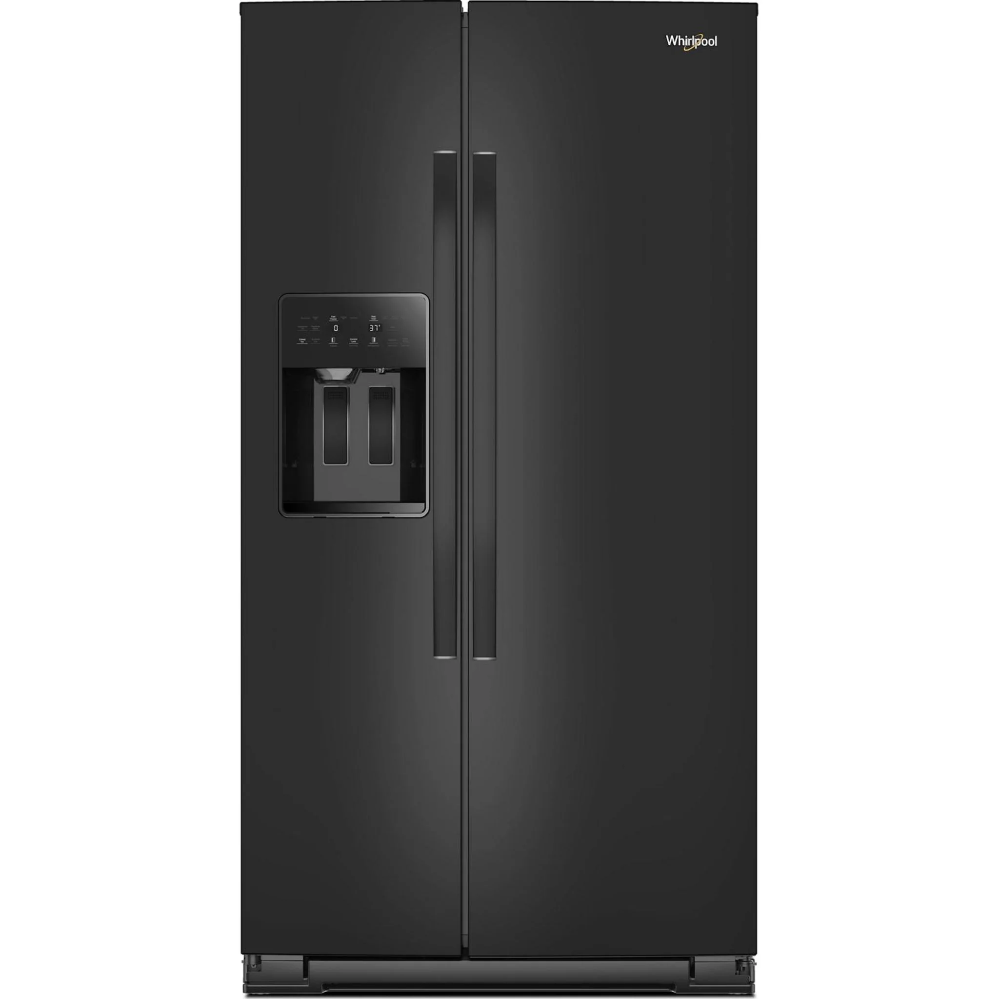 Whirlpool 36-inch Counter Depth Side-by-Side Refrigerator with TruCoolSystem -Black (WRSC5536RB)