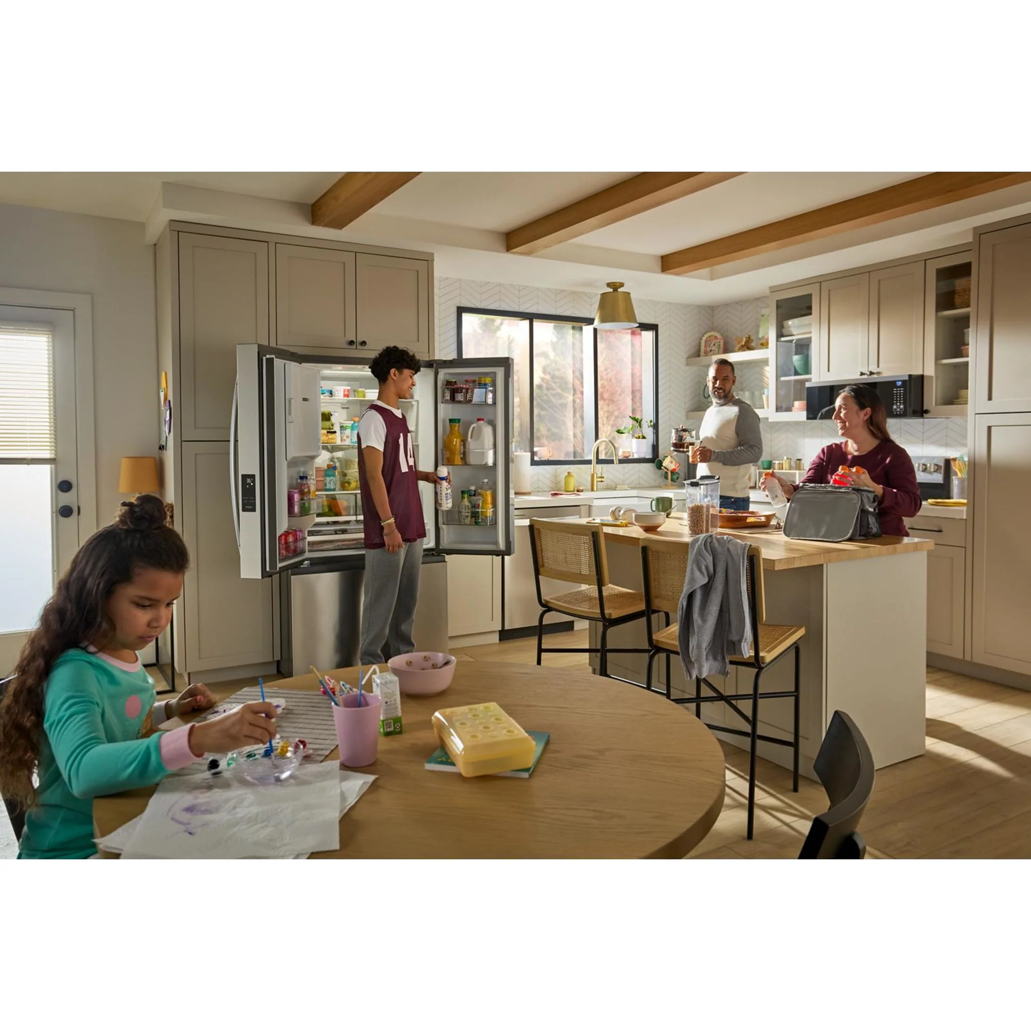 Whirlpool 36-Inch French Door Refrigerator with In-Door Water and Ice Maker - 30 cu. ft. -Fingerprint Resistant Stainless Steel (WRFF3536SZ) - Image 20