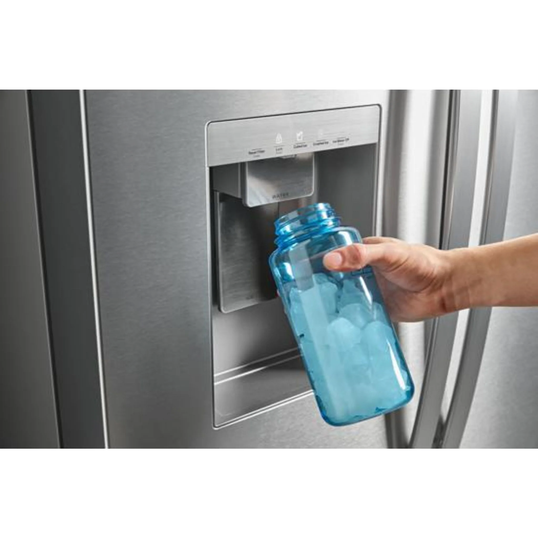 Whirlpool 36-Inch French Door Refrigerator with In-Door Water and Ice Maker - 30 cu. ft. -Fingerprint Resistant Stainless Steel (WRFF3536SZ) - Image 8