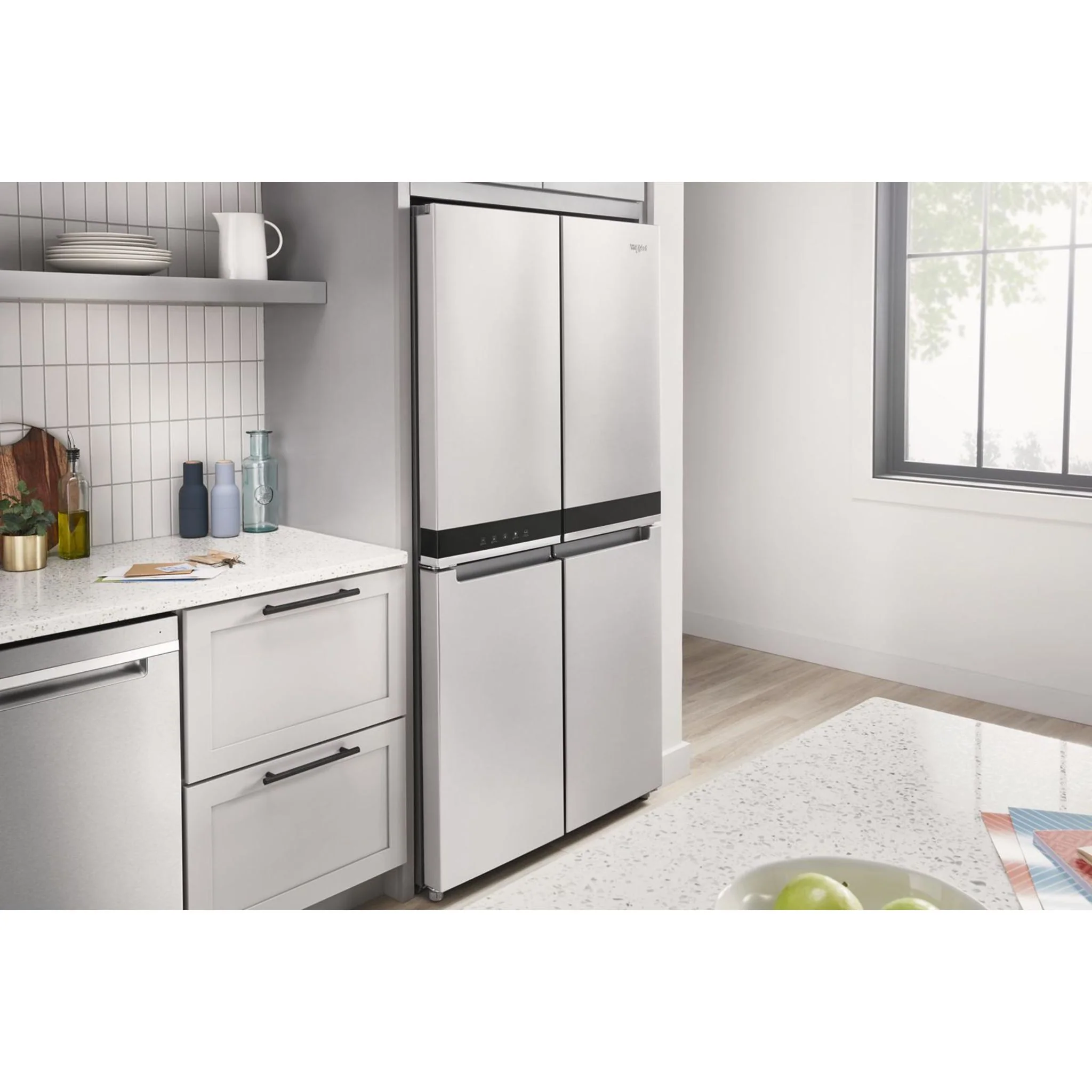 Whirlpool 36-inch Wide Counter Depth 4 Door Refrigerator - 19.4 cu. ft. -Fingerprint-Resistant Stainless Finish (WRQA59CNKZ) - Image 17