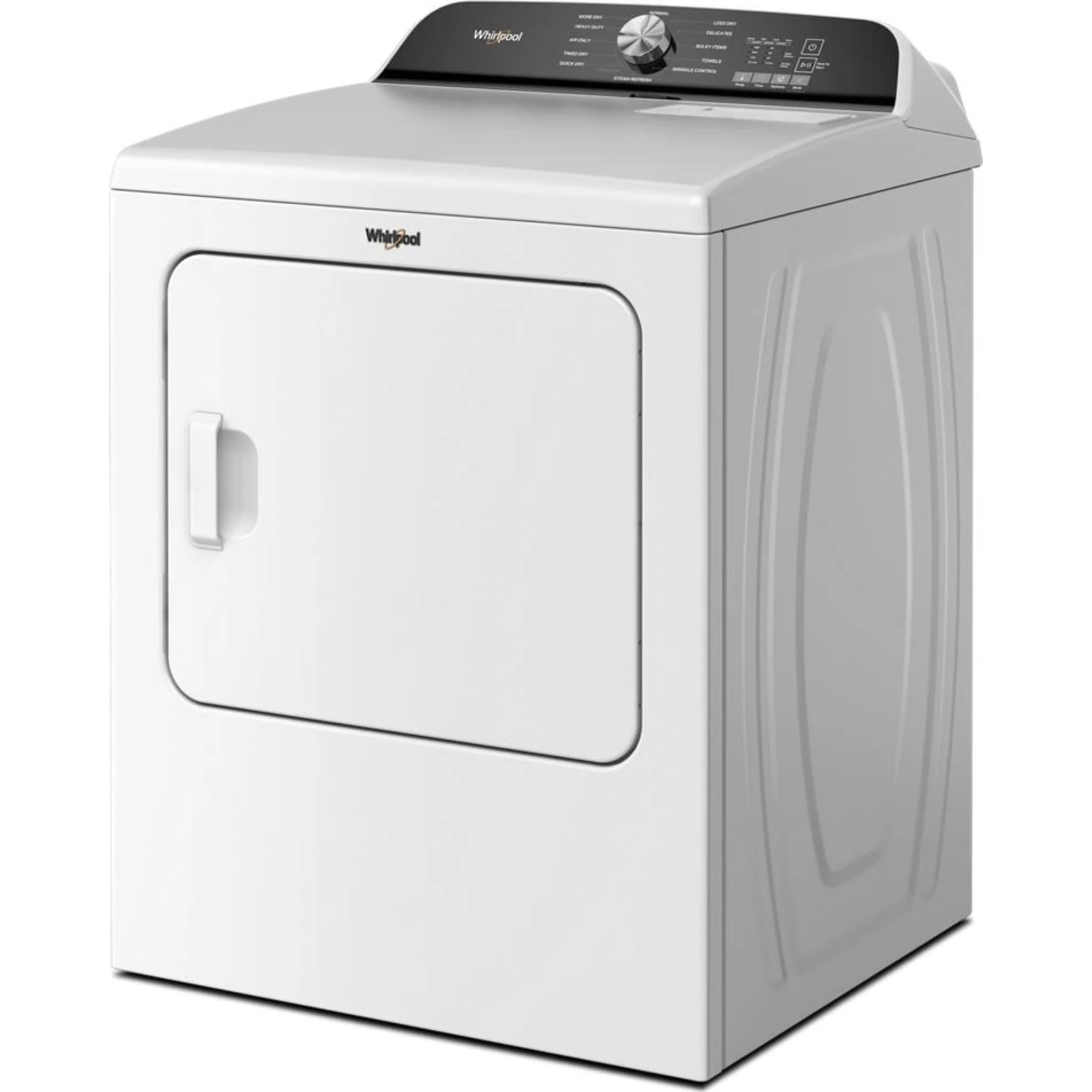 Whirlpool 7.0 Cu. Ft. Top Load Gas Dryer with Moisture Sensor -Volcano Black (WGD6150PB) - Image 6