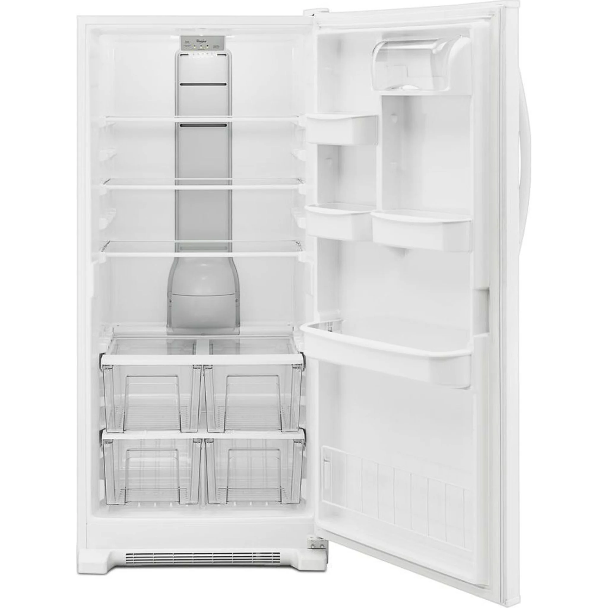 Whirlpool 31-inch Wide All Refrigerator with LED Lighting - 18 cu. ft. -White (WRR56X18FW) - Image 3