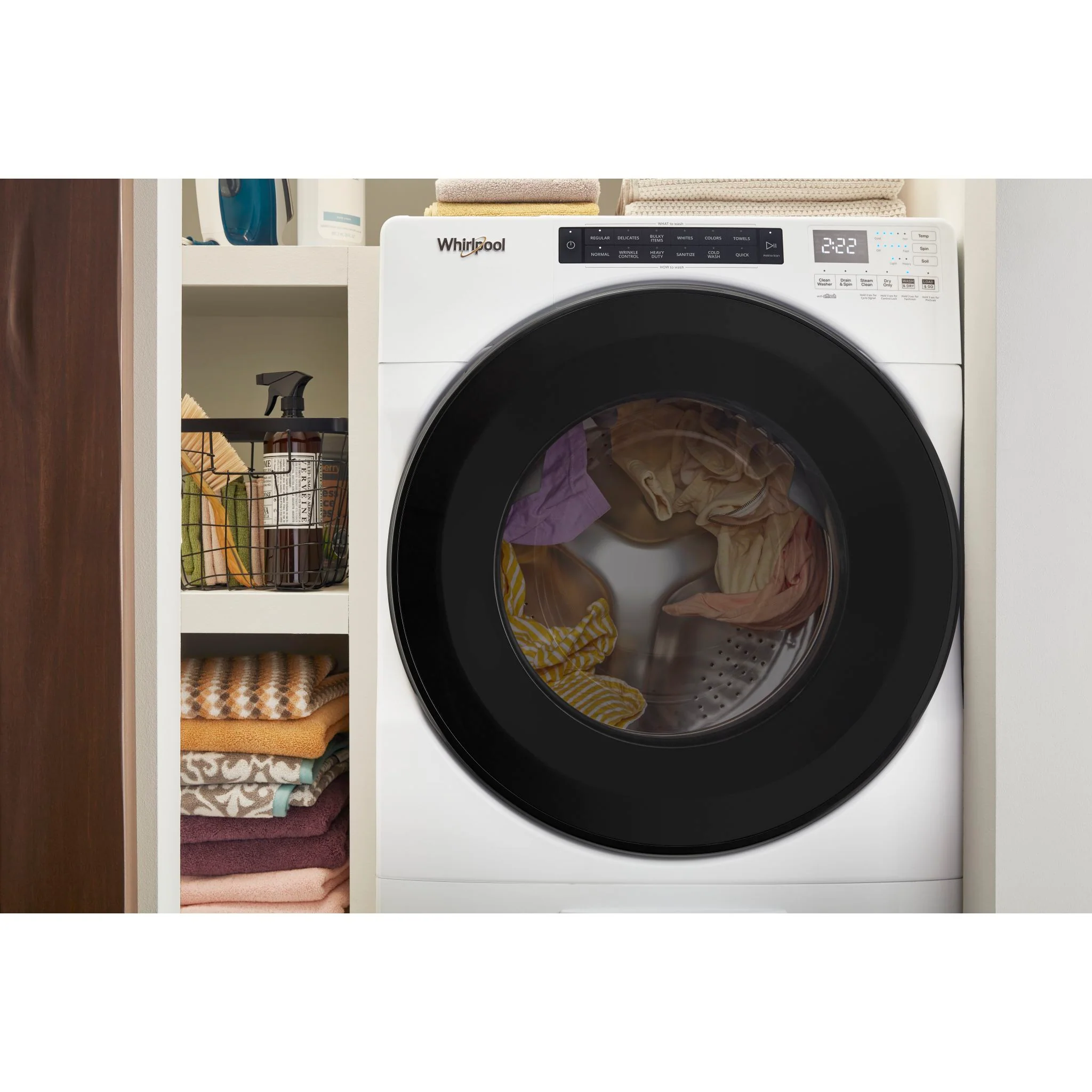 Whirlpool 5.2 Cu. Ft. Ventless All In One Washer Dryer -White (WFC682CLW) - Image 18