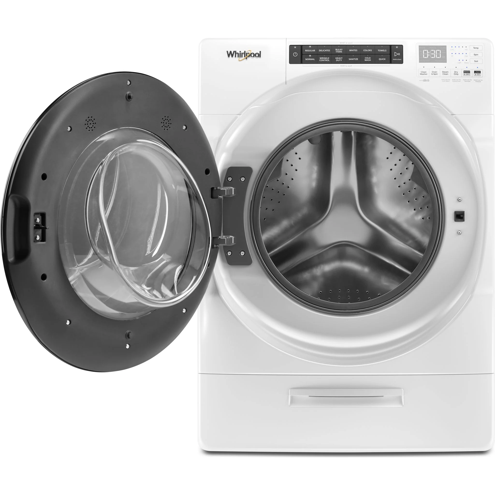 Whirlpool 5.2 Cu. Ft. Ventless All In One Washer Dryer -White (WFC682CLW) - Image 2
