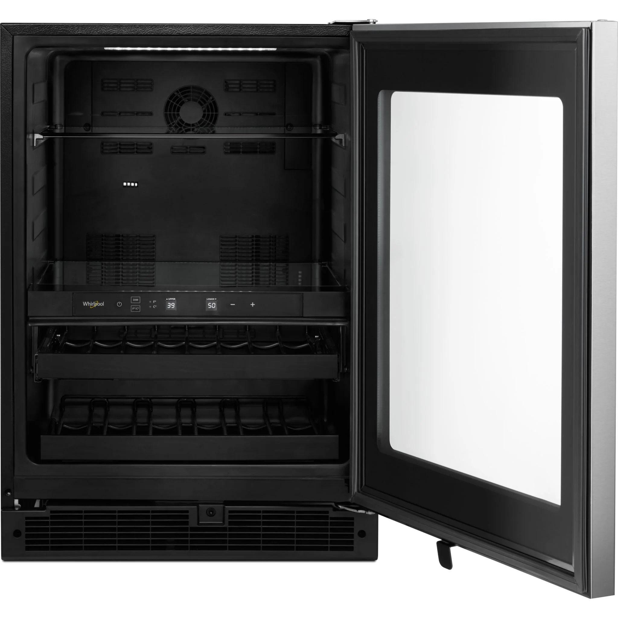 Whirlpool 24-inch Wide Undercounter Beverage Center with Towel Bar Handle- 5.2 cu. ft. -Stainless Steel (WUB35X24HZ) - Image 2