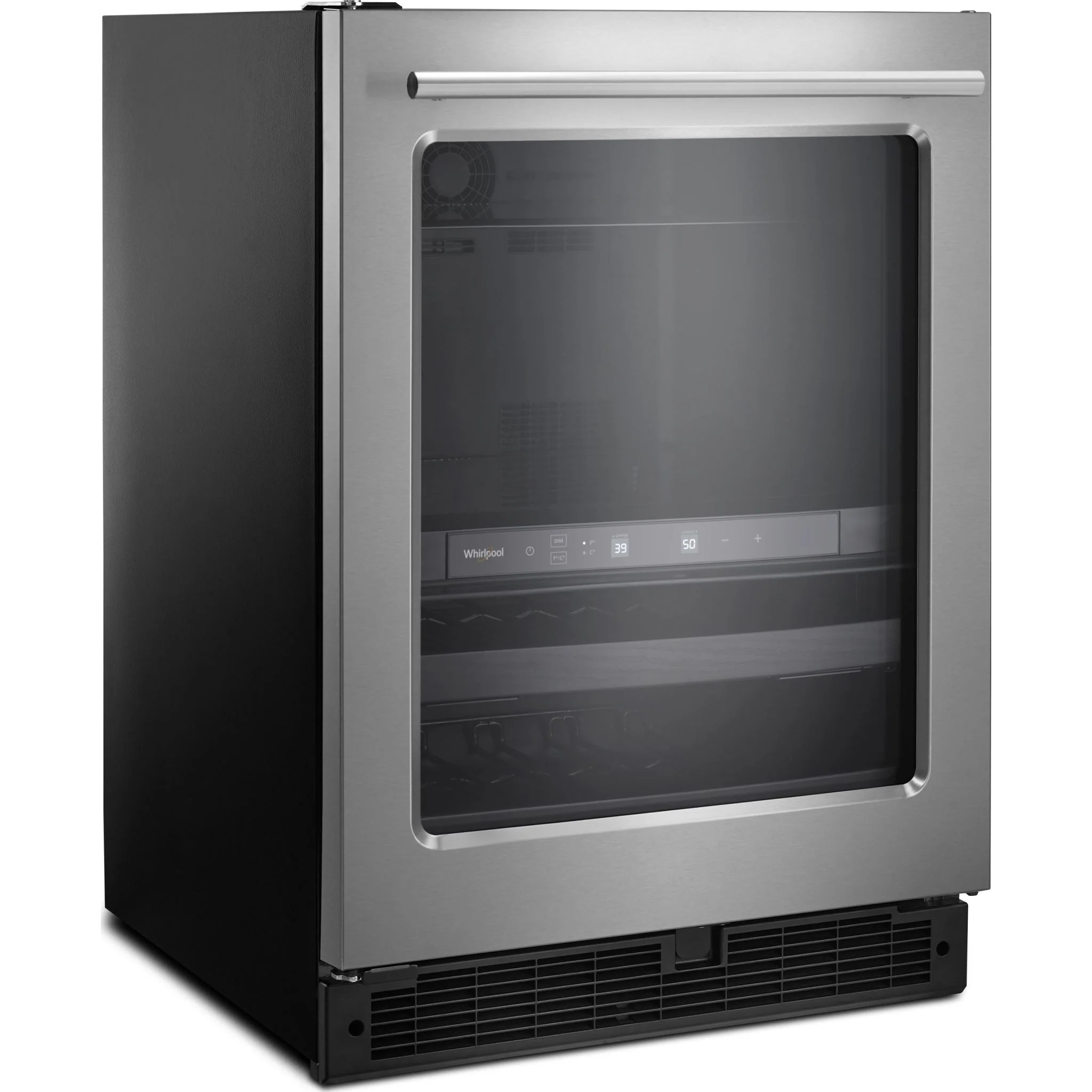 Whirlpool 24-inch Wide Undercounter Beverage Center with Towel Bar Handle- 5.2 cu. ft. -Stainless Steel (WUB35X24HZ) - Image 9