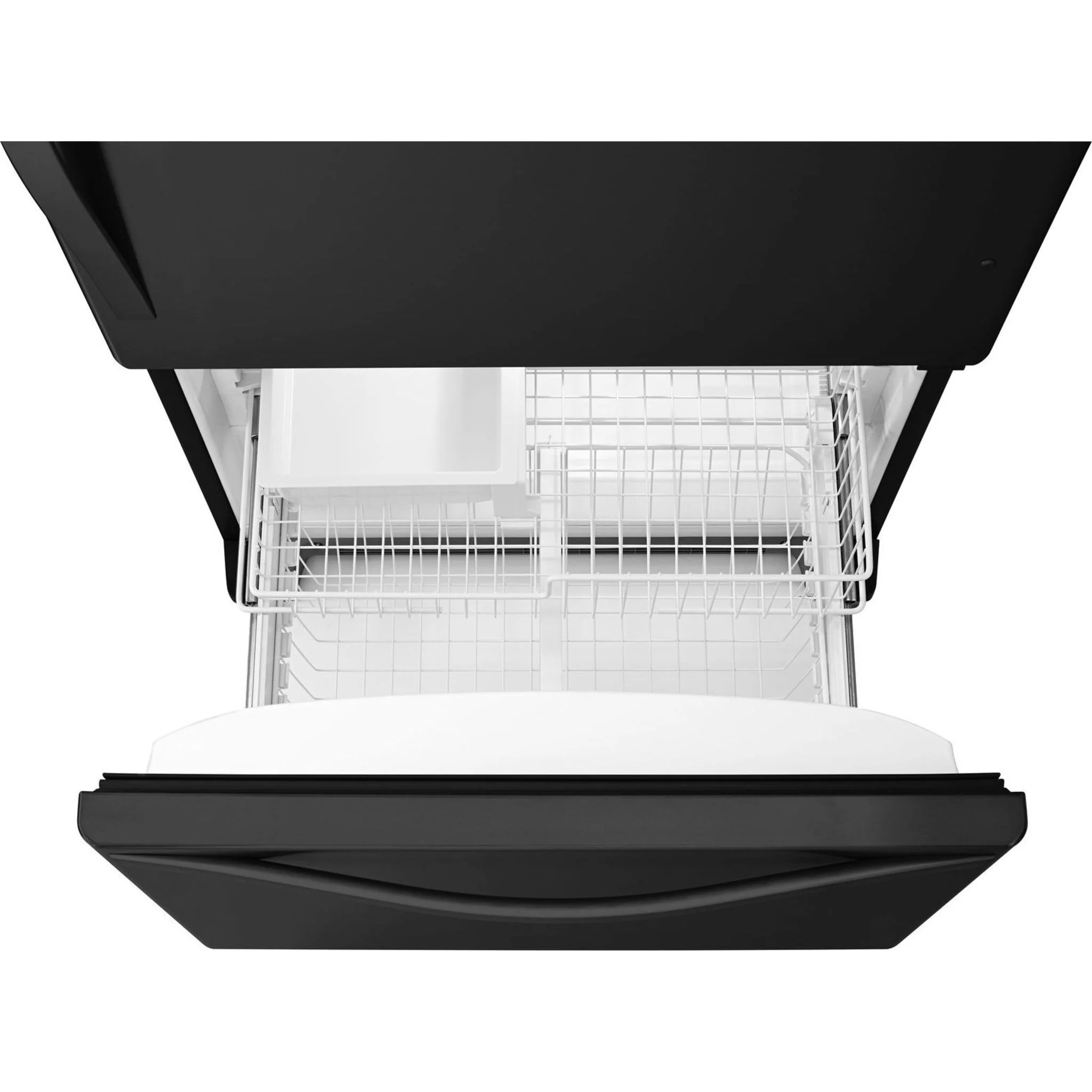 Whirlpool 22 cu. ft. Bottom-Freezer Refrigerator with Freezer Drawer -Black-on-Black (WRB322DMBB) - Image 39