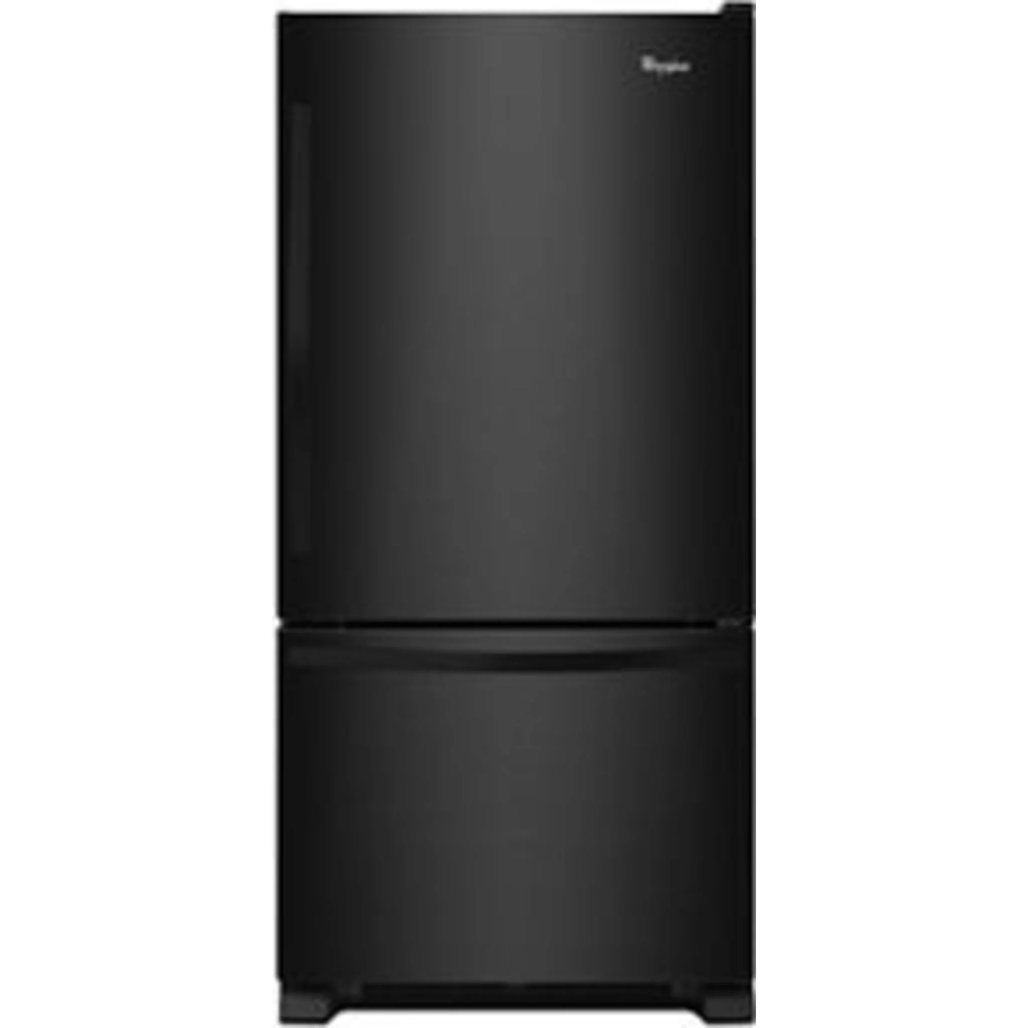 Whirlpool 22 cu. ft. Bottom-Freezer Refrigerator with Freezer Drawer -Black-on-Black (WRB322DMBB) - Image 52