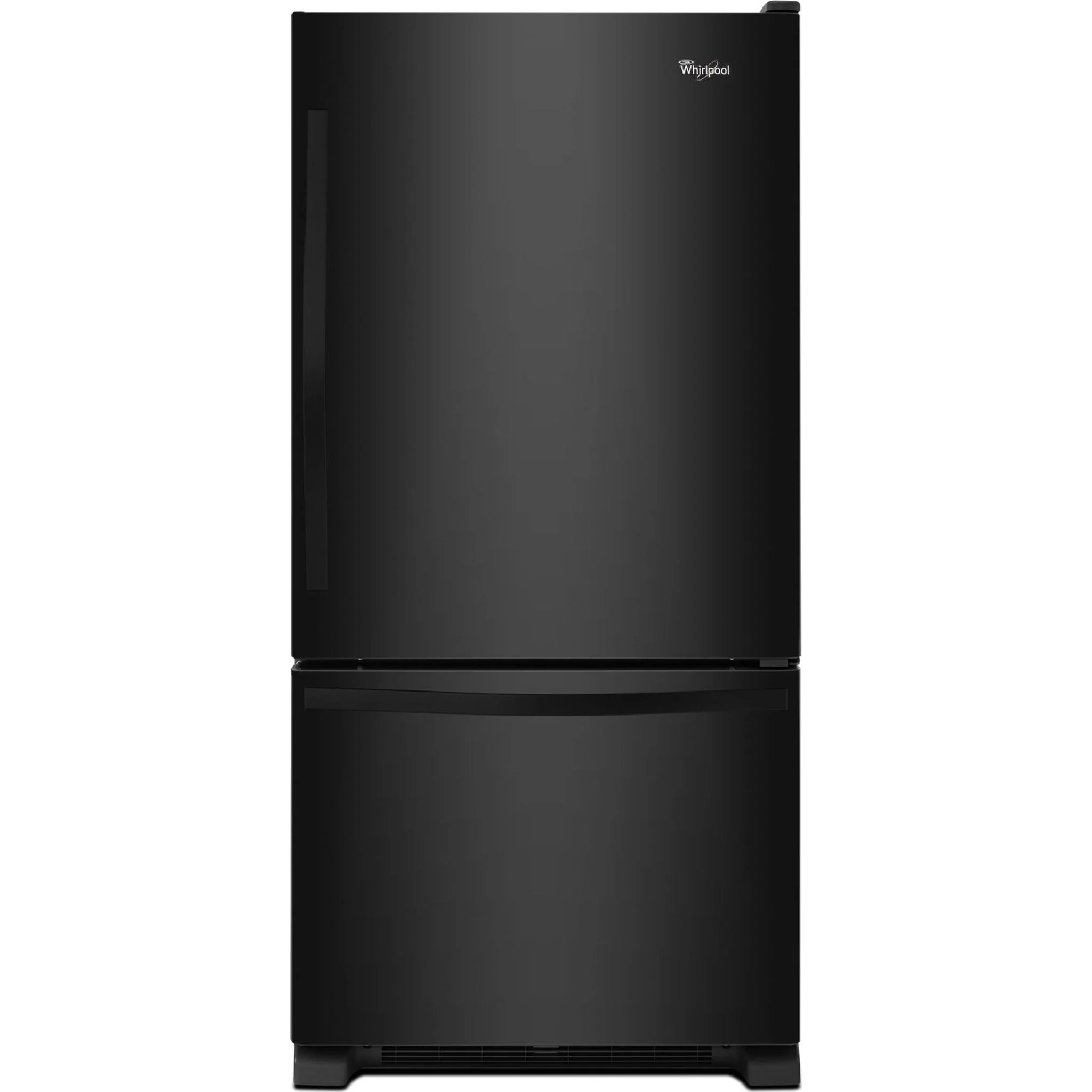 Whirlpool 22 cu. ft. Bottom-Freezer Refrigerator with Freezer Drawer -Black-on-Black (WRB322DMBB) - Image 8