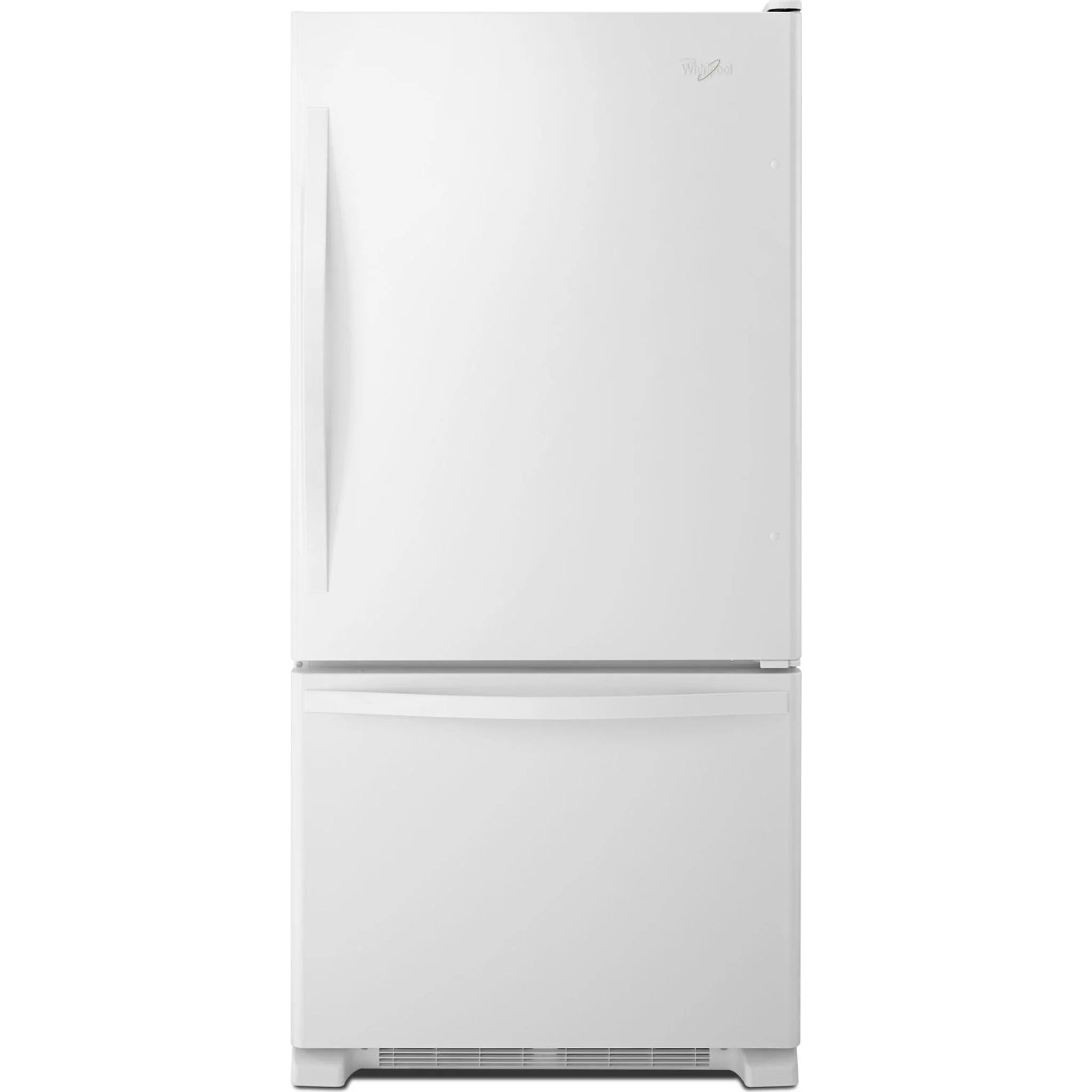 Whirlpool 22 cu. ft. Bottom-Freezer Refrigerator with Freezer Drawer -White-on-White (WRB322DMBW) - Image 48