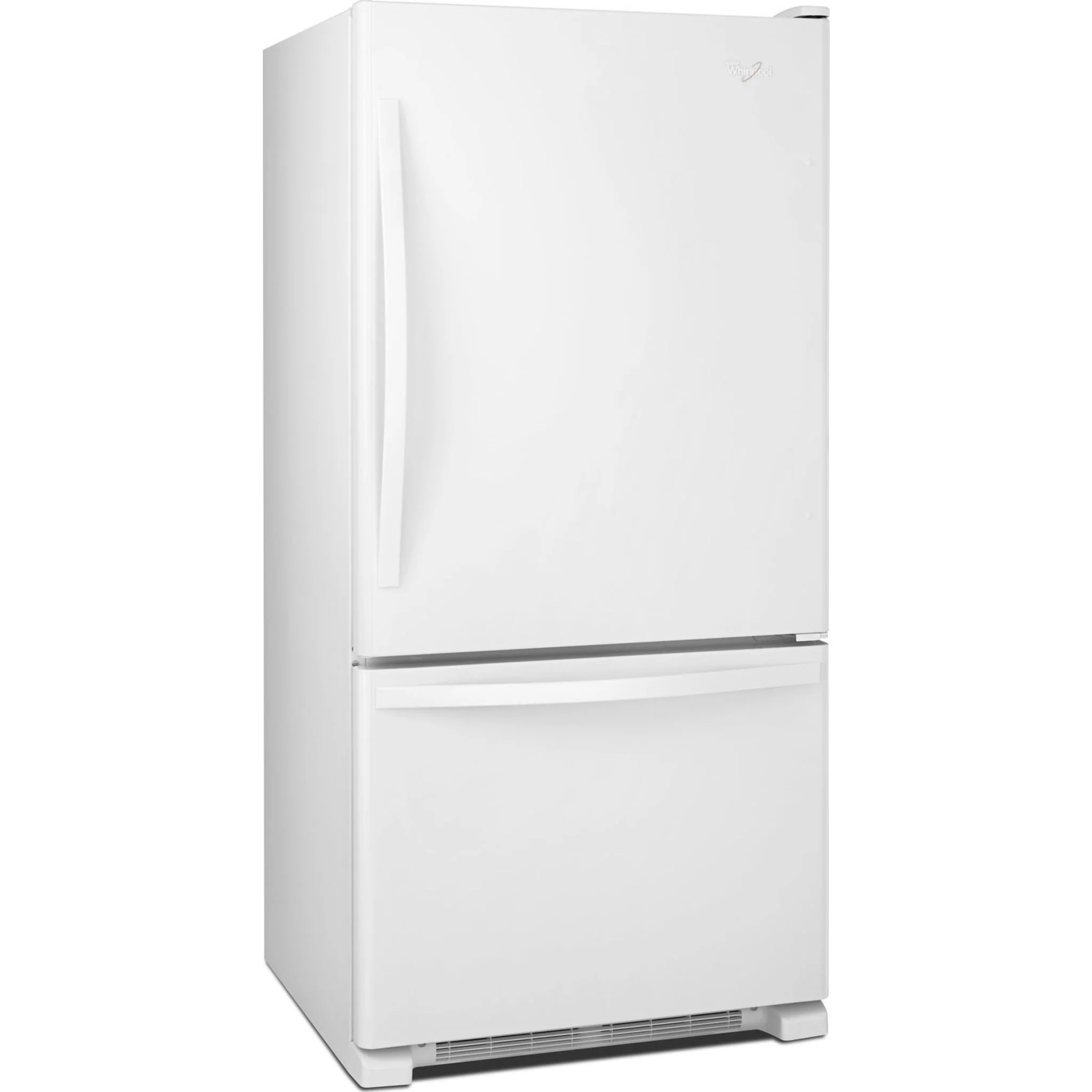 Whirlpool 22 cu. ft. Bottom-Freezer Refrigerator with Freezer Drawer -White-on-White (WRB322DMBW) - Image 59