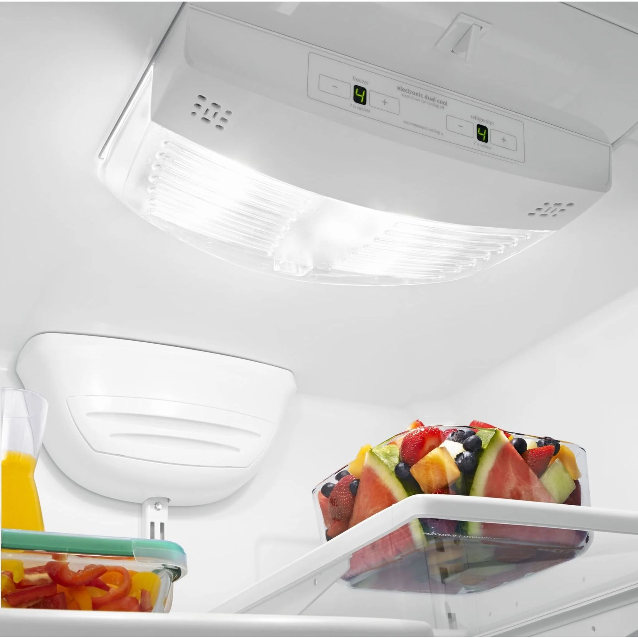 Whirlpool 22 cu. ft. Bottom-Freezer Refrigerator with Freezer Drawer -White-on-White (WRB322DMBW) - Image 62