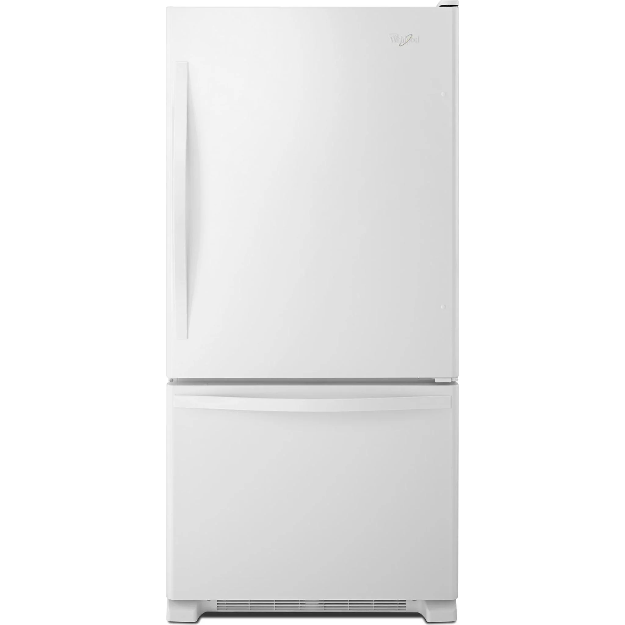 Whirlpool 22 cu. ft. Bottom-Freezer Refrigerator with Freezer Drawer -White-on-White (WRB322DMBW) - Image 63