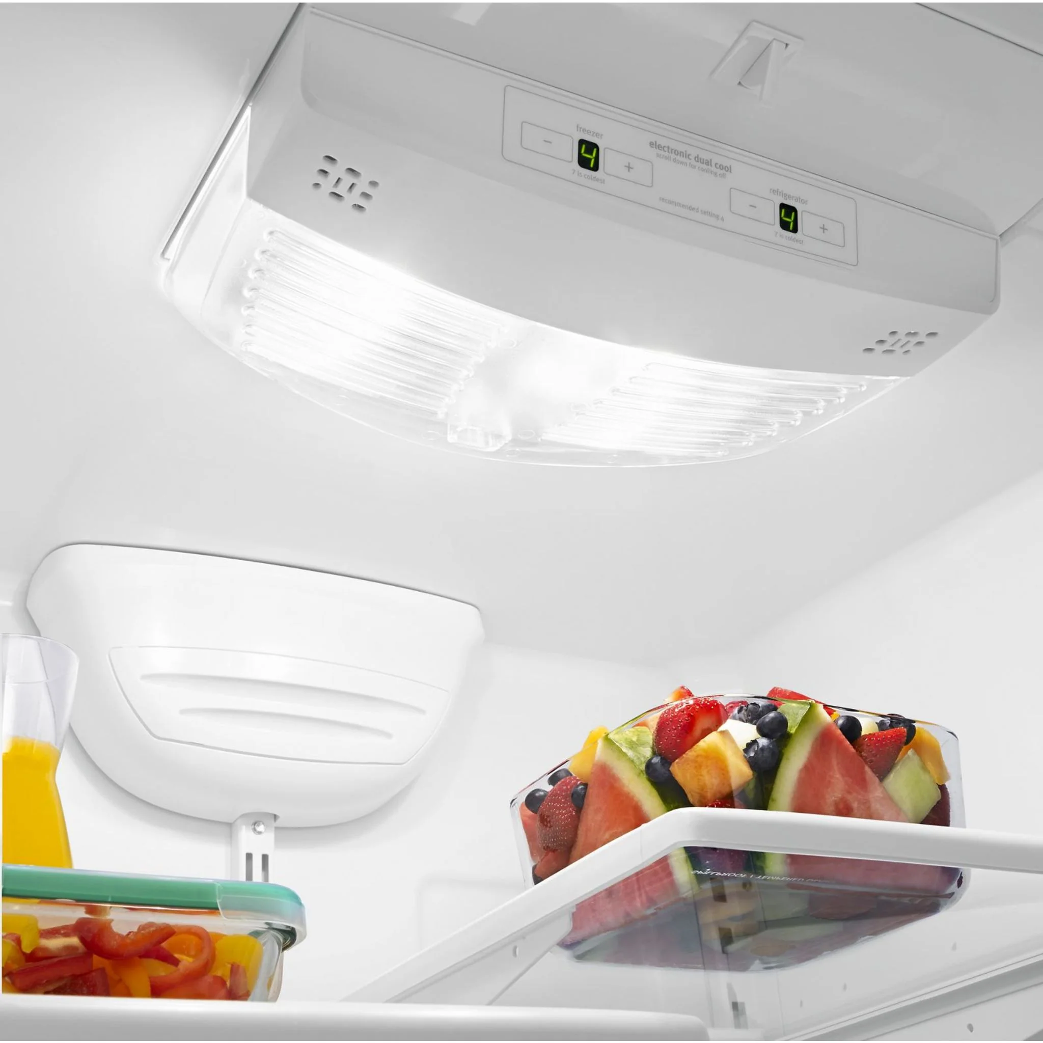 Whirlpool 22 cu. ft. Bottom-Freezer Refrigerator with Freezer Drawer -White-on-White (WRB322DMBW) - Image 71