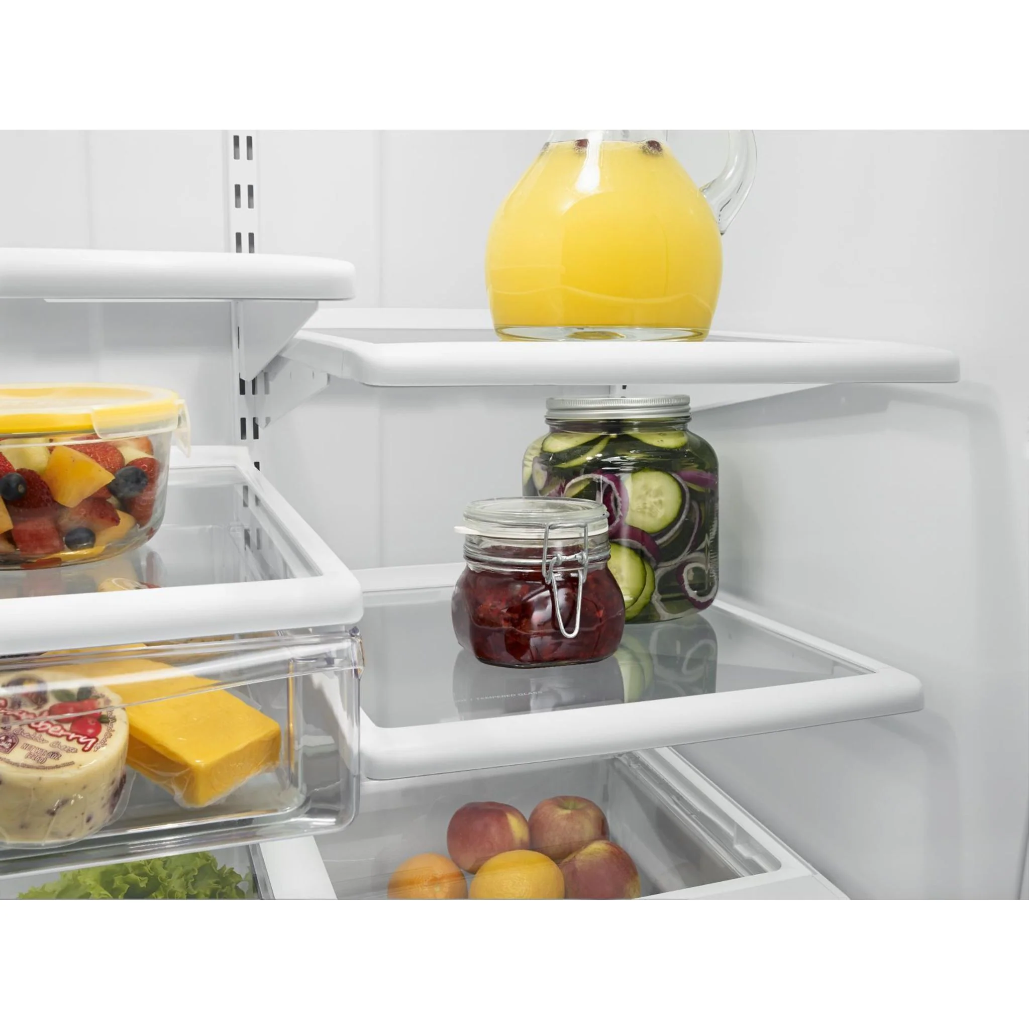 Whirlpool 22 cu. ft. Bottom-Freezer Refrigerator with Freezer Drawer -White-on-White (WRB322DMBW) - Image 73