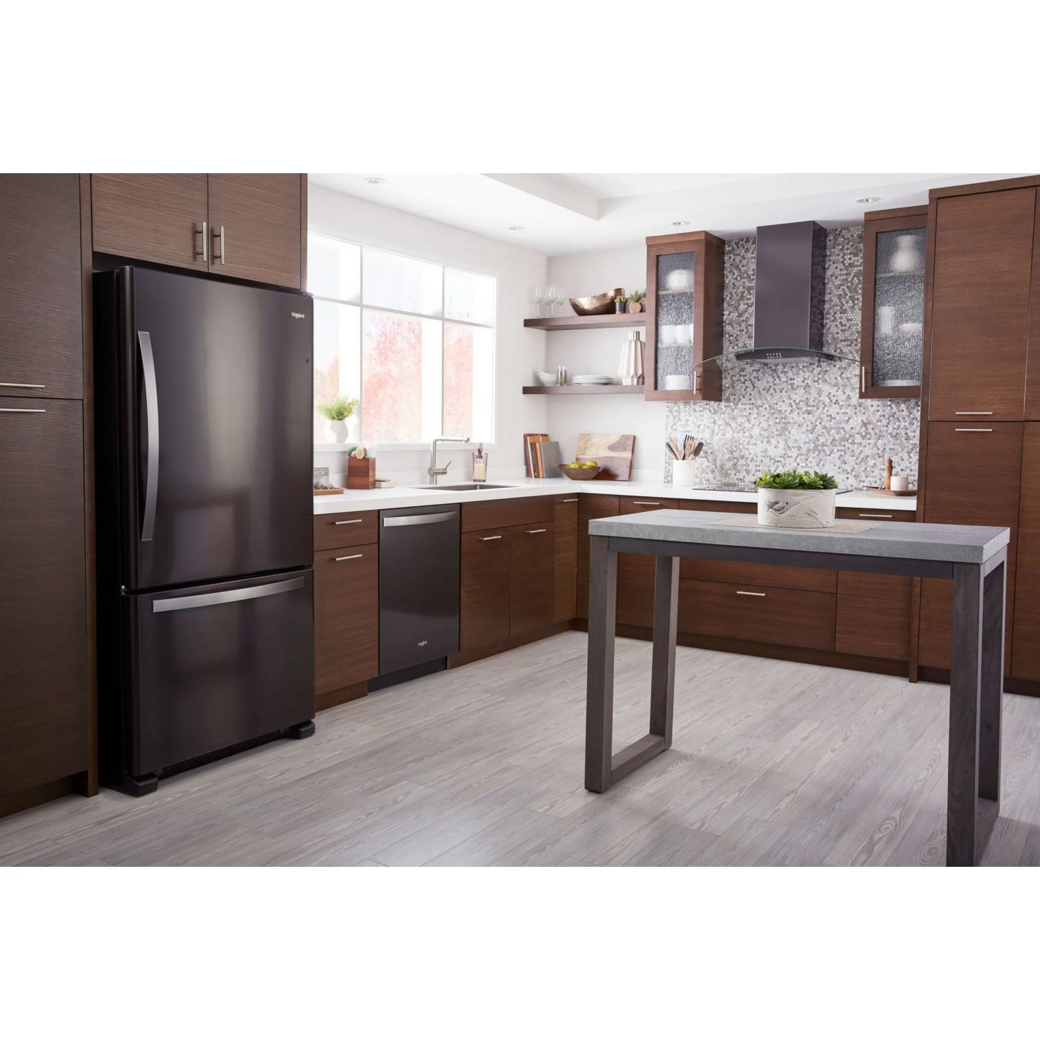 Whirlpool 33-inch wide Bottom-Freezer Refrigerator - 22 cu. ft. -Black Stainless (WRB322DMHV) - Image 41