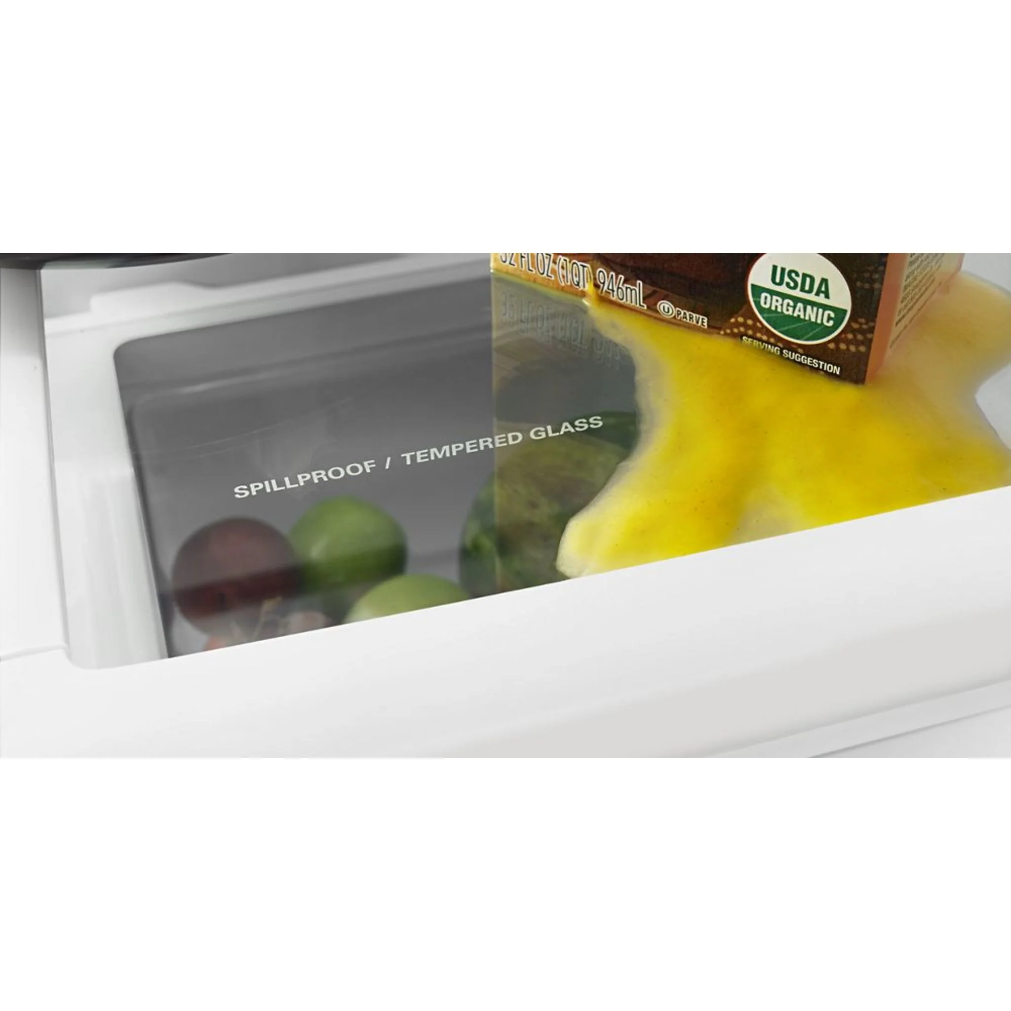 Whirlpool 19 cu. ft. Bottom-Freezer Refrigerator with Freezer Drawer - Monochromatic Stainless Steel (WRB329LFBM) - Image 10