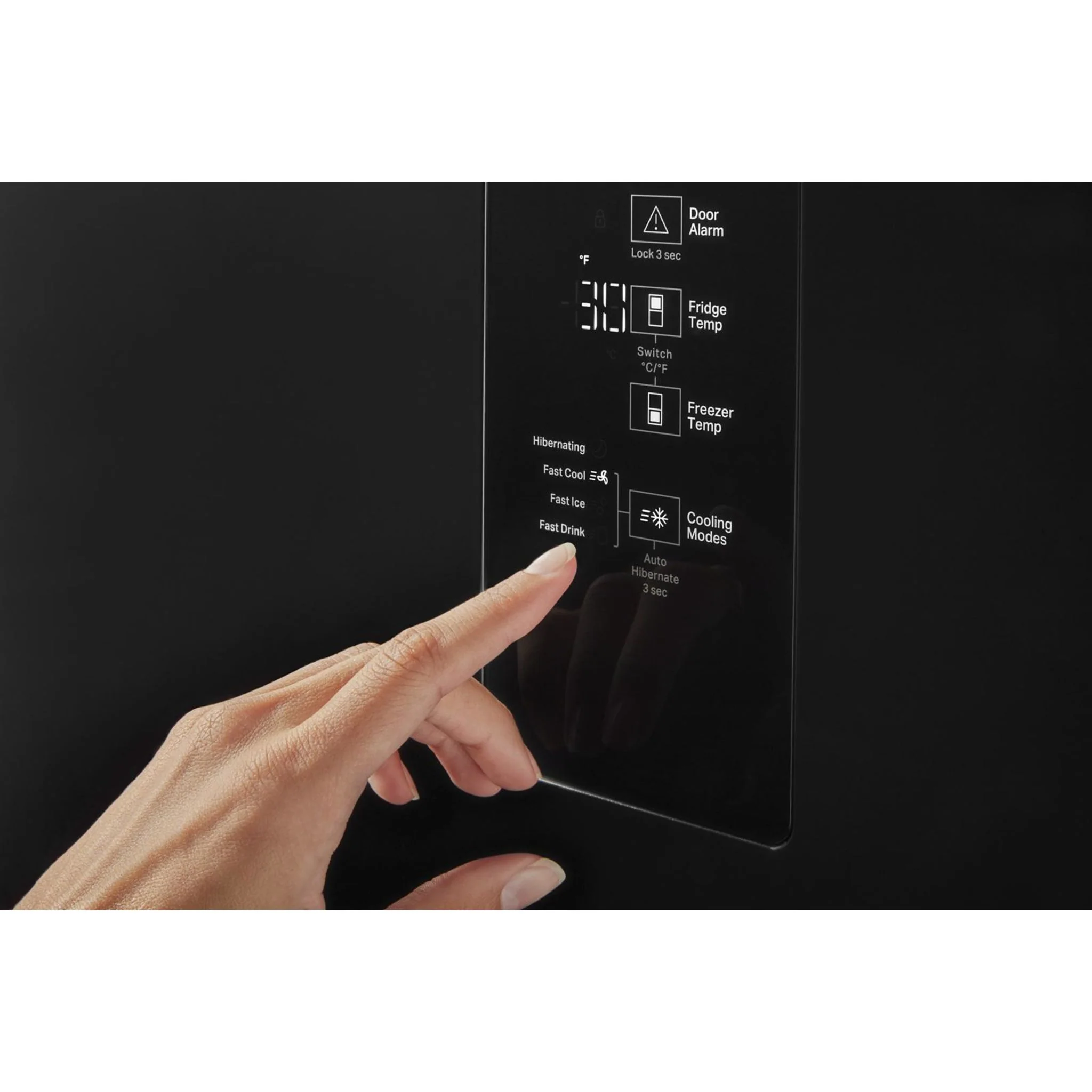 Whirlpool 24-inch Wide Garage-Ready Bottom-Freezer Refrigerator - 12.9 cu. ft. -Black (WRB533CZJB) - Image 10