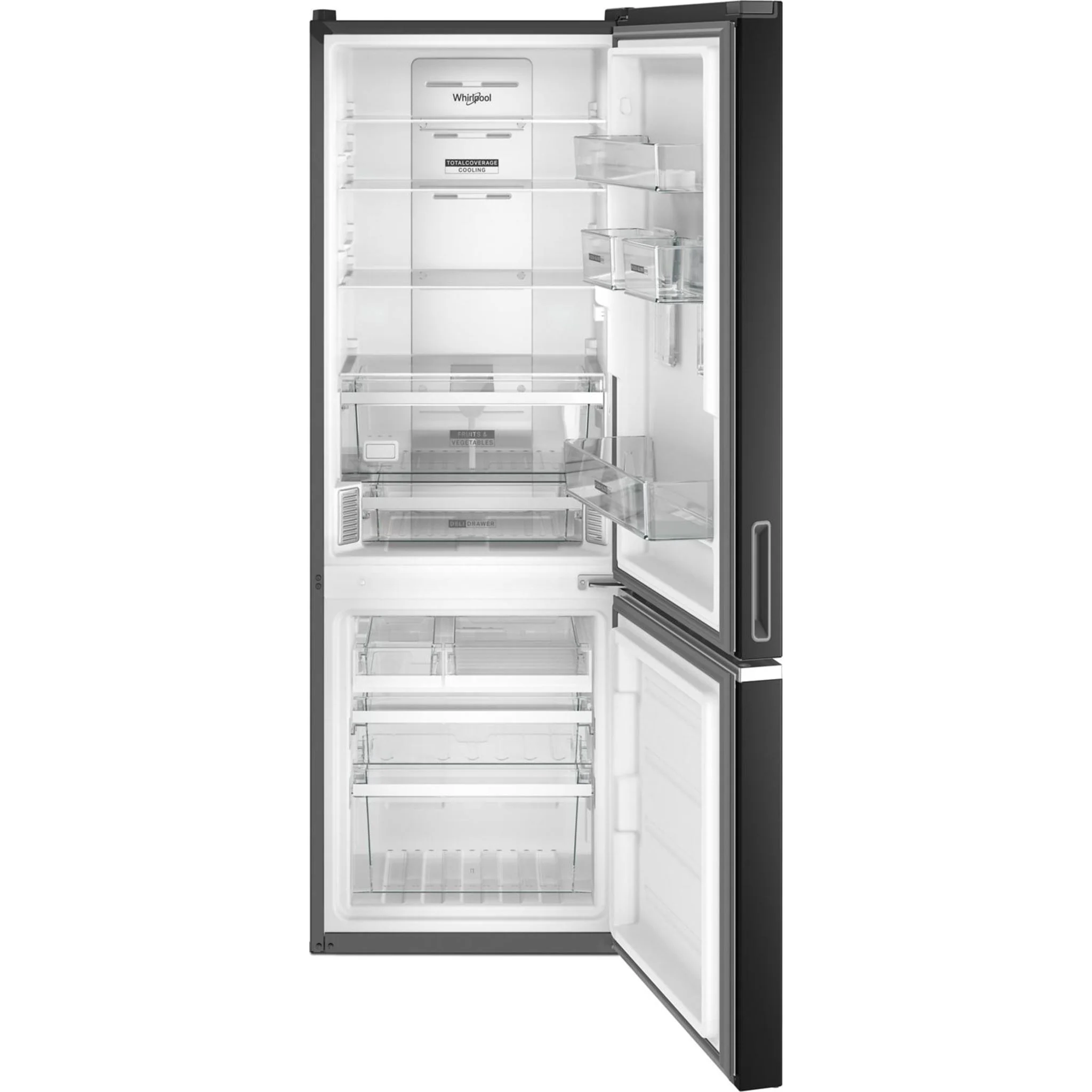 Whirlpool 24-inch Wide Garage-Ready Bottom-Freezer Refrigerator - 12.9 cu. ft. -Black (WRB533CZJB) - Image 13