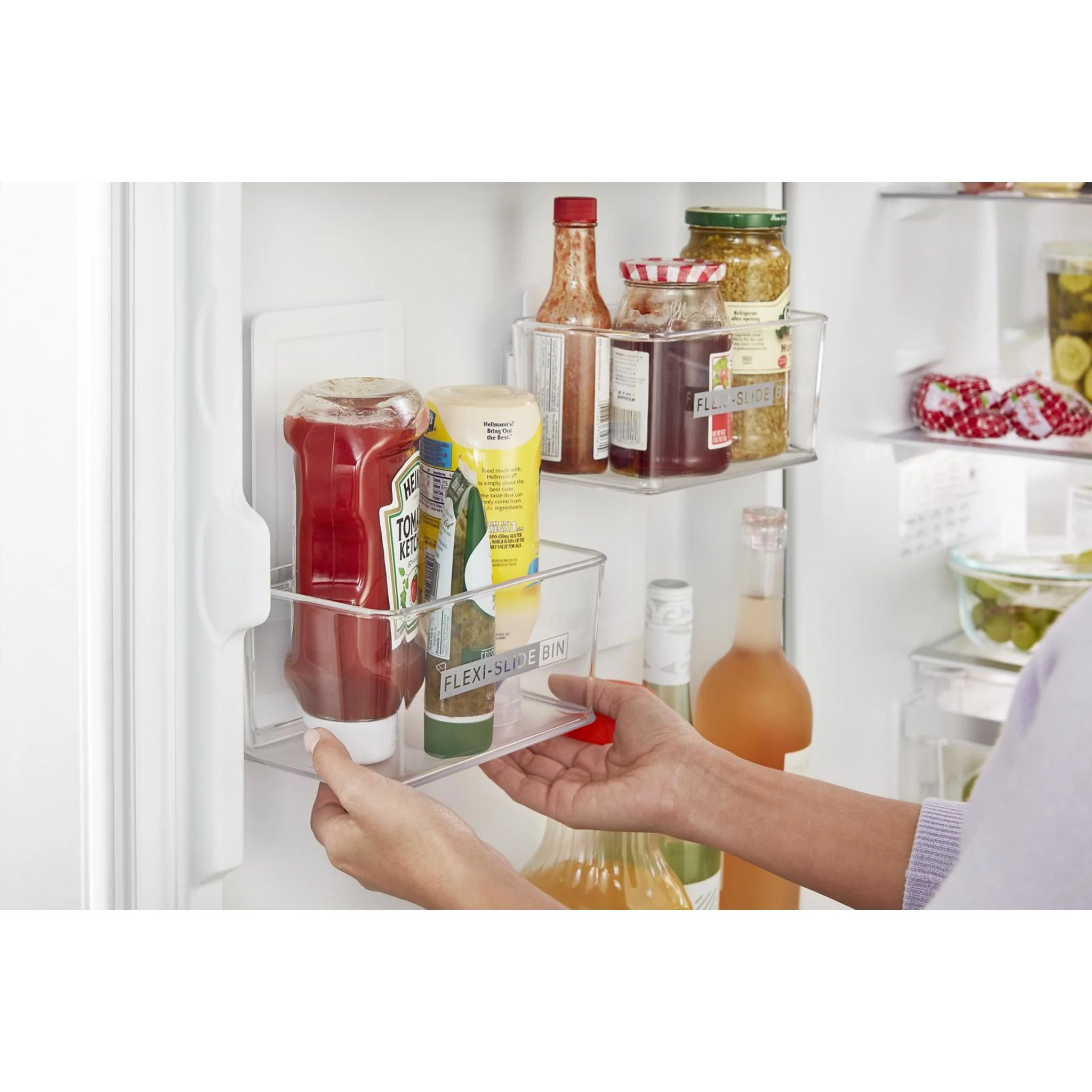 Whirlpool 24-inch Wide Garage-Ready Bottom-Freezer Refrigerator - 12.9 cu. ft. -White (WRB533CZJW) - Image 6