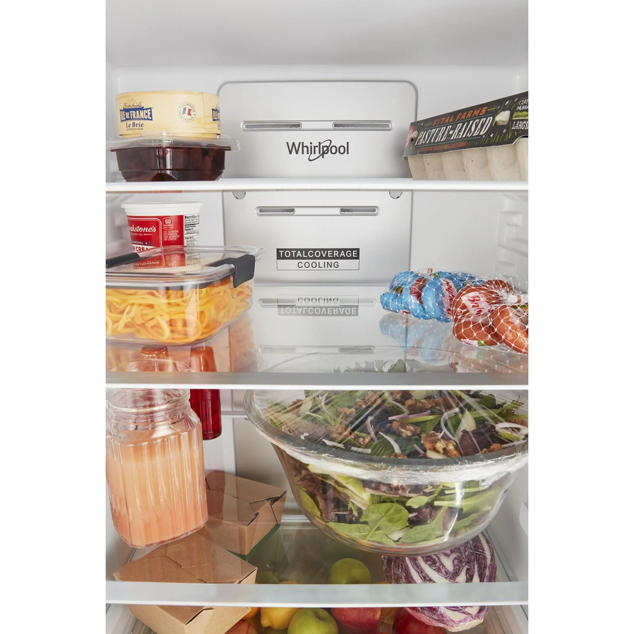 Whirlpool 24-inch Wide Garage-Ready Bottom-Freezer Refrigerator - 12.9 cu. ft. -White (WRB533CZJW) - Image 9