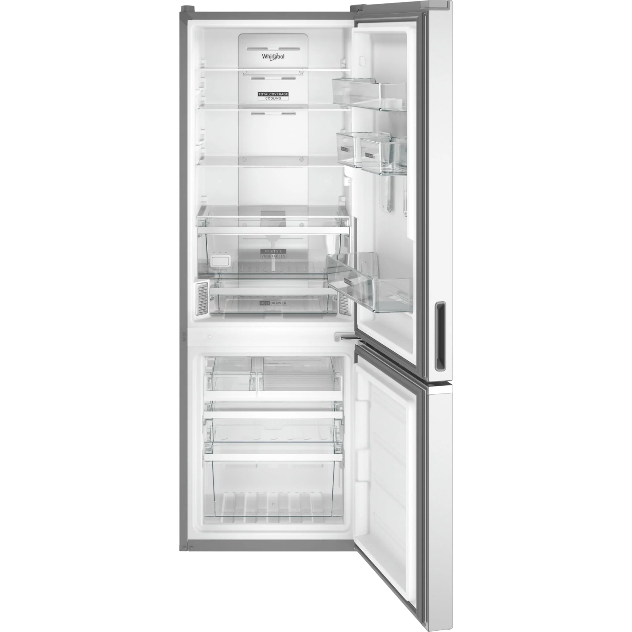 Whirlpool 24-inch Wide Garage-Ready Bottom-Freezer Refrigerator - 12.9 cu. ft. -Fingerprint Resistant Stainless (WRB533CZJZ) - Image 2