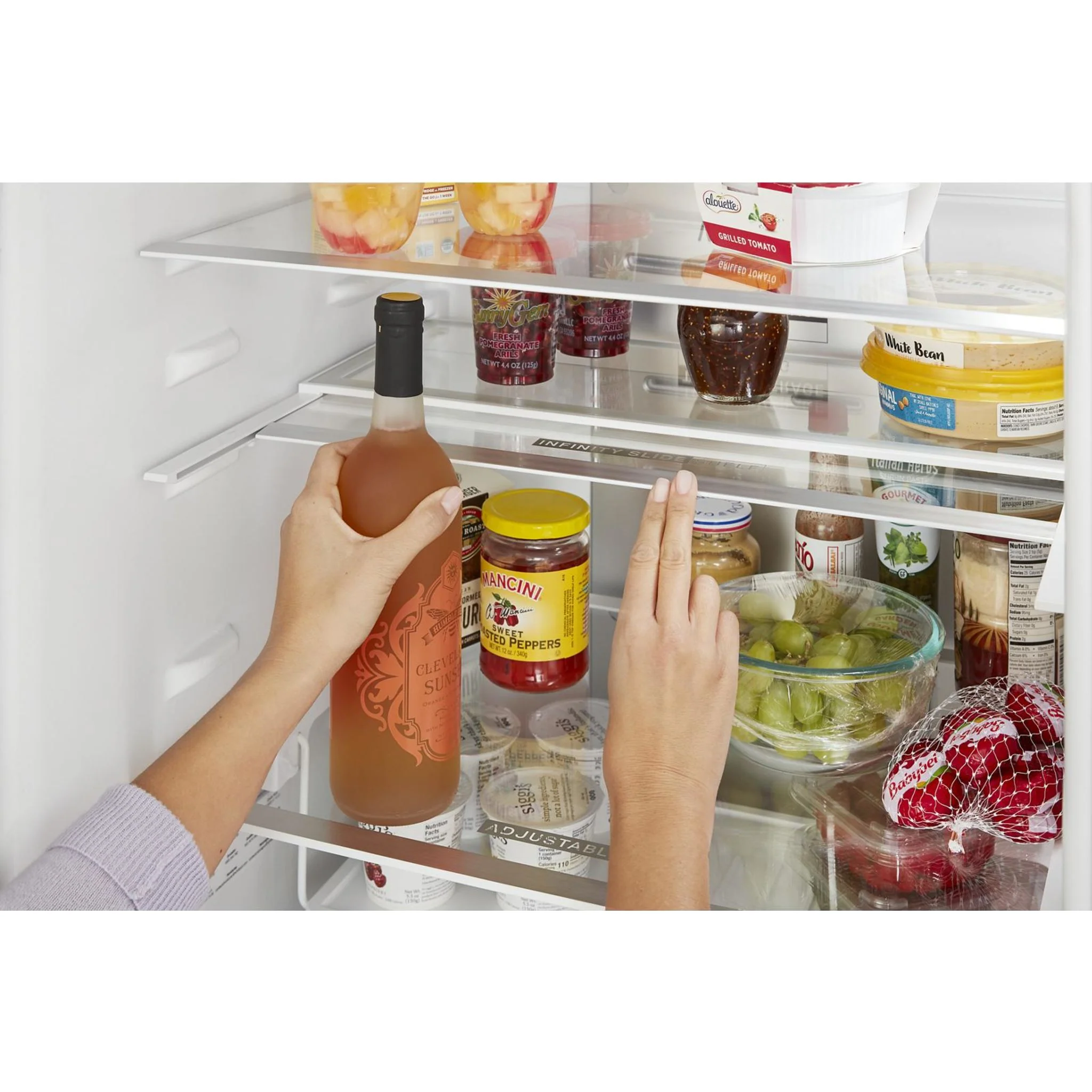 Whirlpool 24-inch Wide Bottom-Freezer Refrigerator - 12.9 cu. ft. -Fingerprint Resistant Stainless (WRB543CMJZ) - Image 15