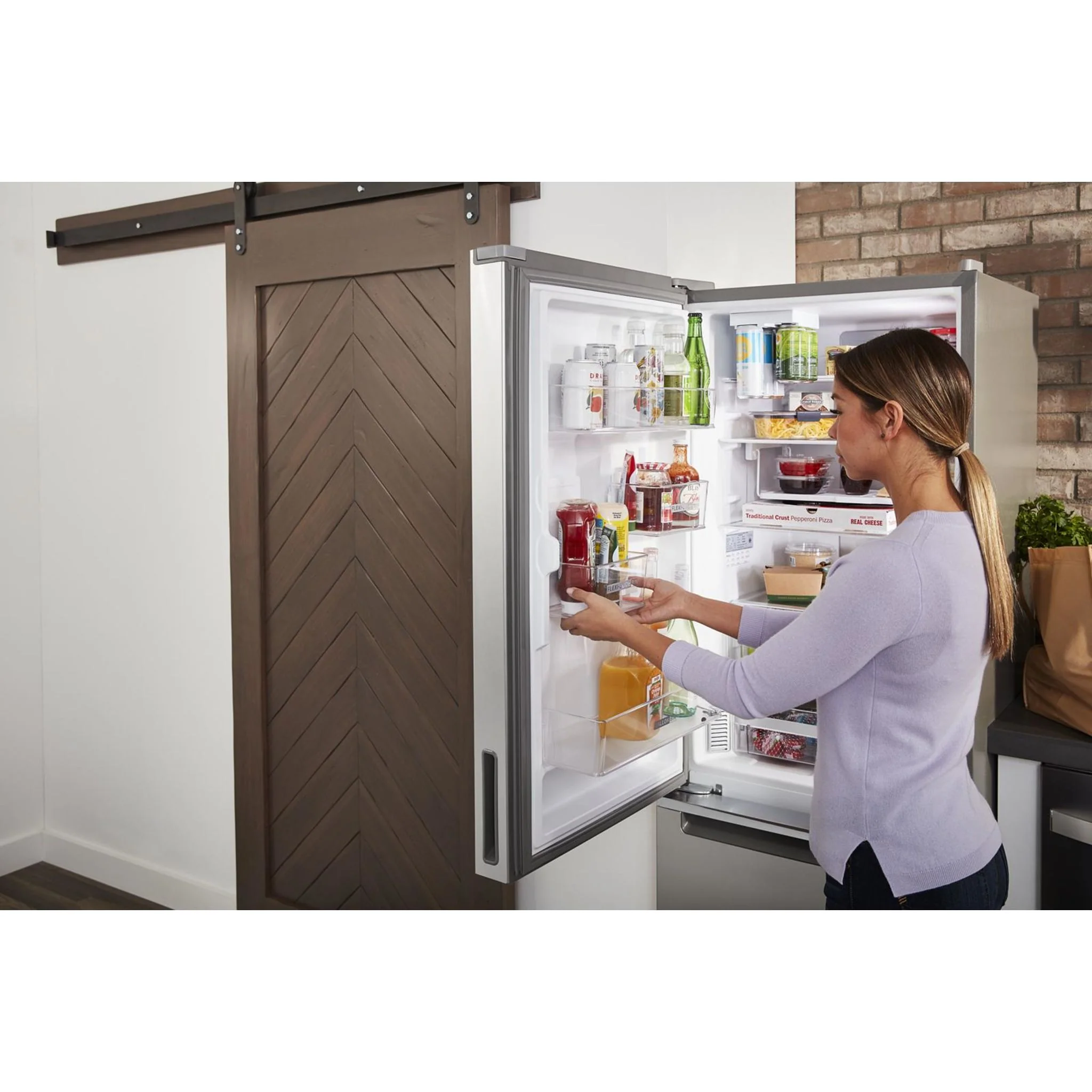 Whirlpool 24-inch Wide Bottom-Freezer Refrigerator - 12.9 cu. ft. -Fingerprint Resistant Stainless (WRB543CMJZ) - Image 22