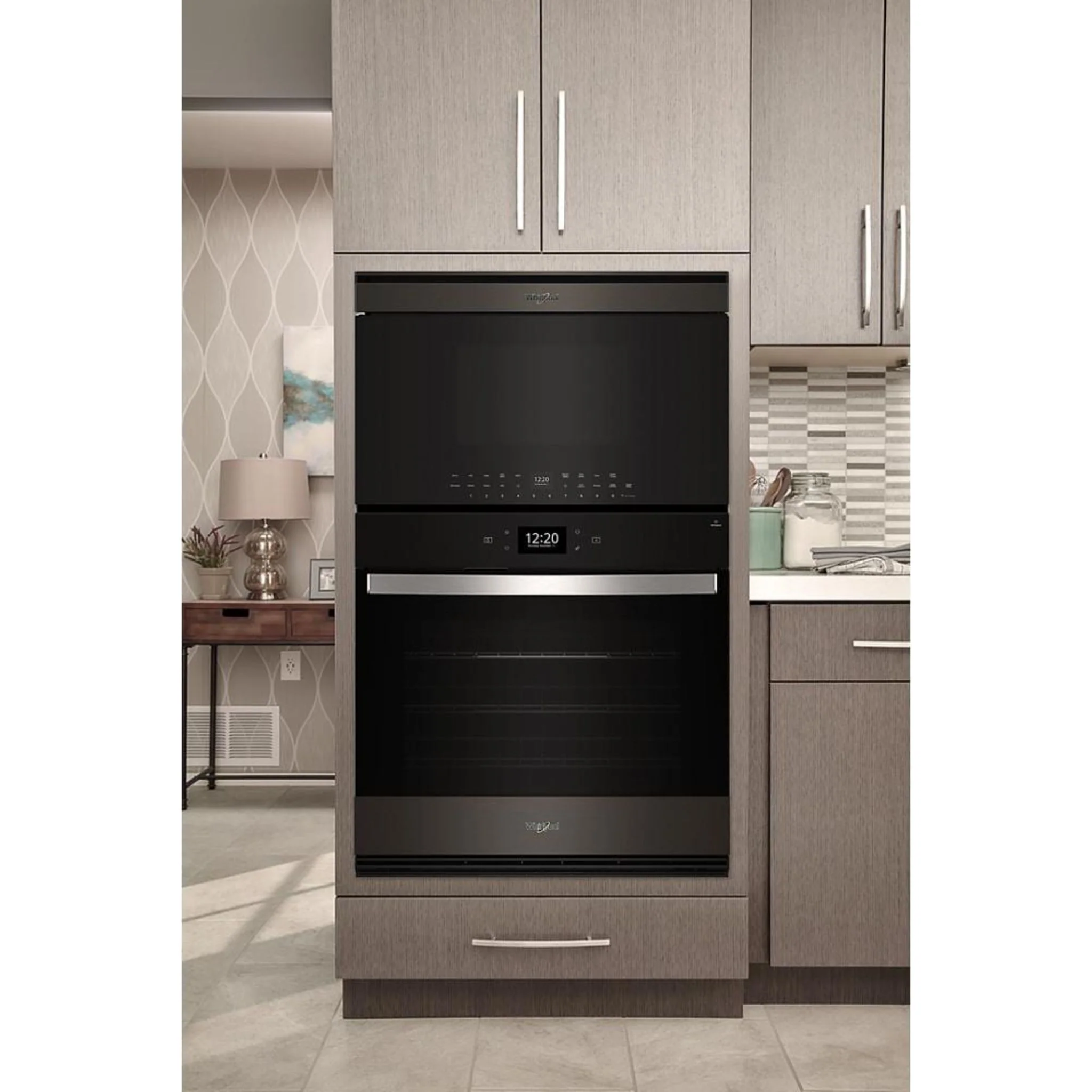 Whirlpool 1.1 cu. ft. Built-In Smart Multifunctional Microwave Oven with Air Fry - 900 watts -Black Stainless Finish (YWMBT7030SV) - Image 7