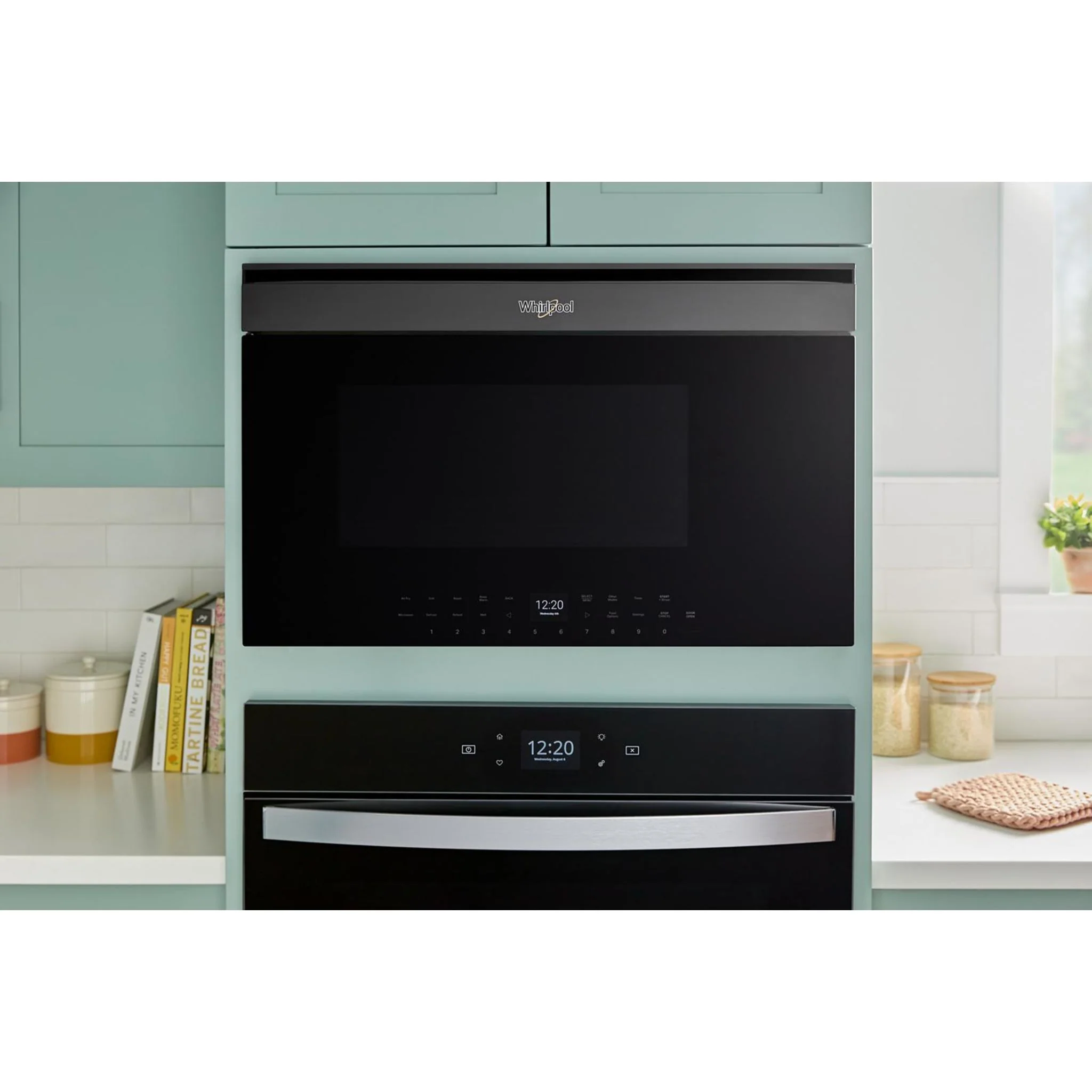 Whirlpool 1.1 cu. ft. Built-In Smart Multifunctional Microwave Oven with Air Fry - 900 watts -Black Stainless Finish (YWMBT7030SV) - Image 8