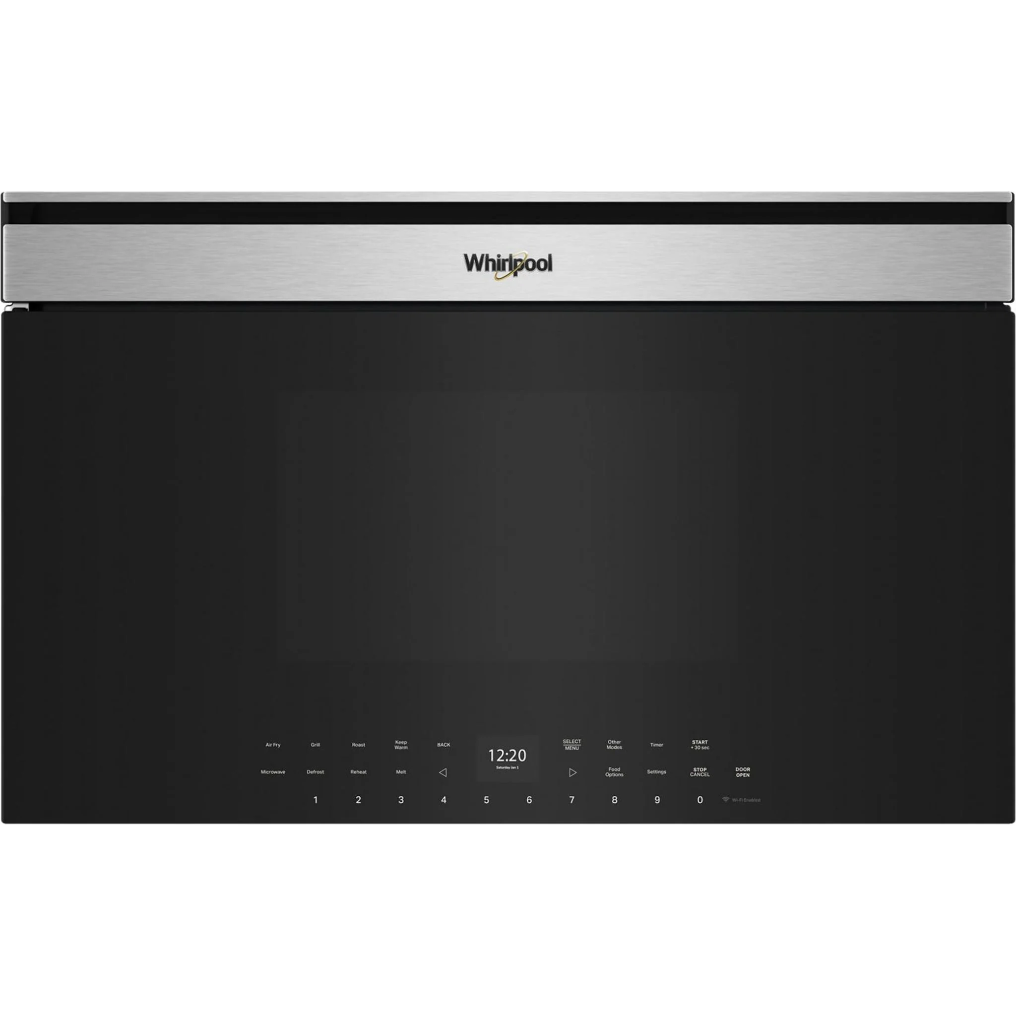 Whirlpool 1.1 cu. ft. Built-In Smart Multifunctional Microwave Oven with Air Fry - 900 watts -Fingerprint Resistant Stainless Steel (YWMBT7030SZ)