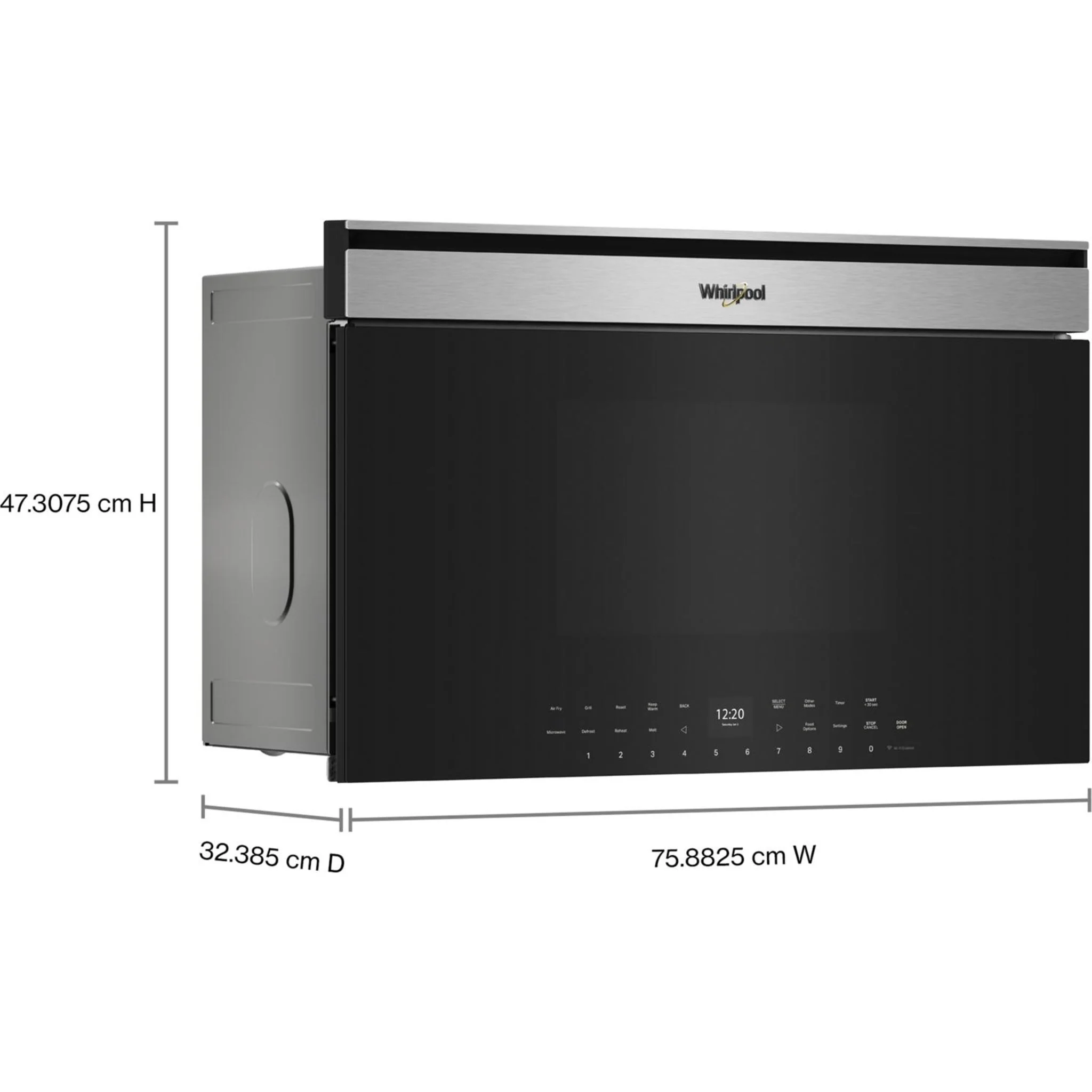 Whirlpool 1.1 cu. ft. Built-In Smart Multifunctional Microwave Oven with Air Fry - 900 watts -Fingerprint Resistant Stainless Steel (YWMBT7030SZ) - Image 22