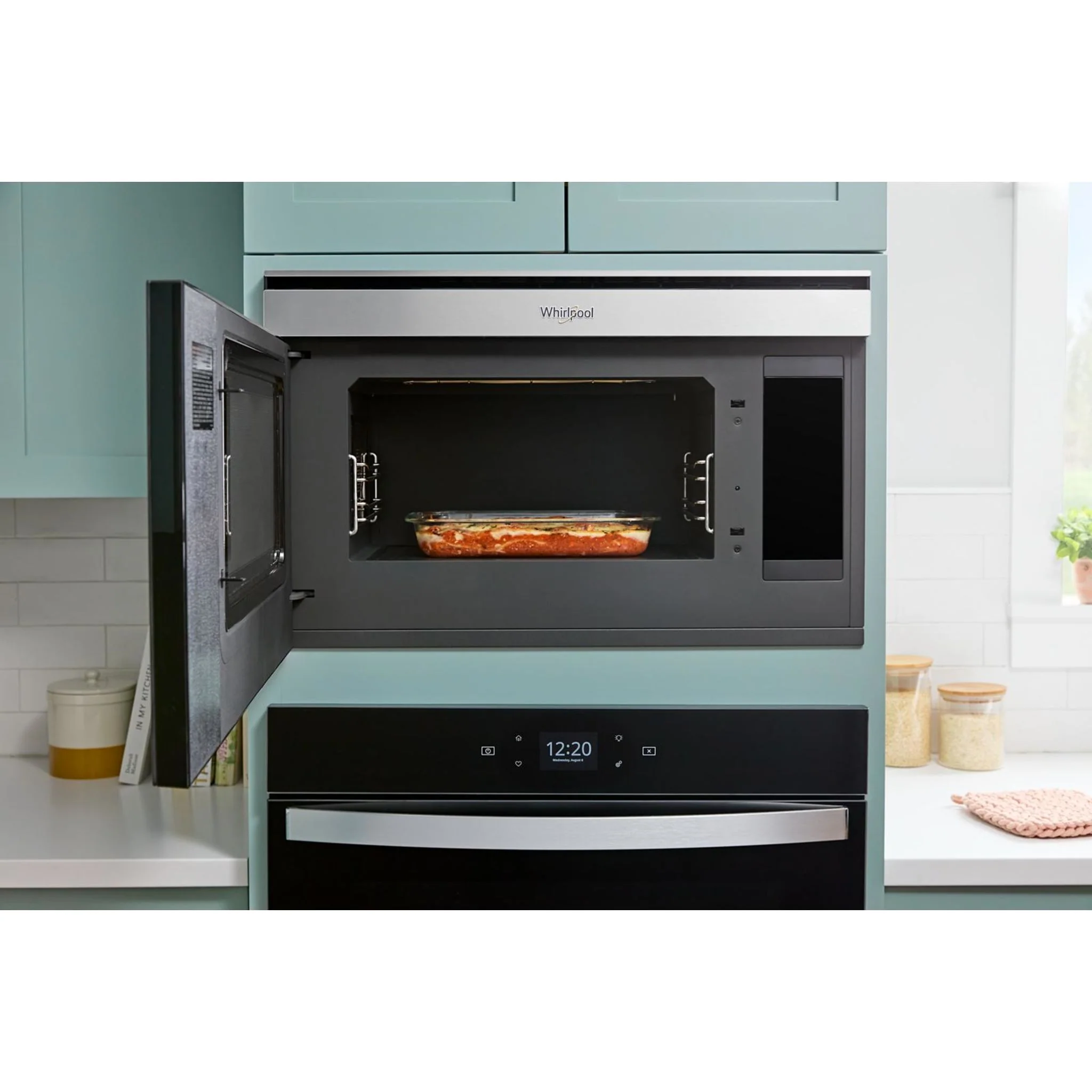 Whirlpool 1.1 cu. ft. Built-In Smart Multifunctional Microwave Oven with Air Fry - 900 watts -Fingerprint Resistant Stainless Steel (YWMBT7030SZ) - Image 5