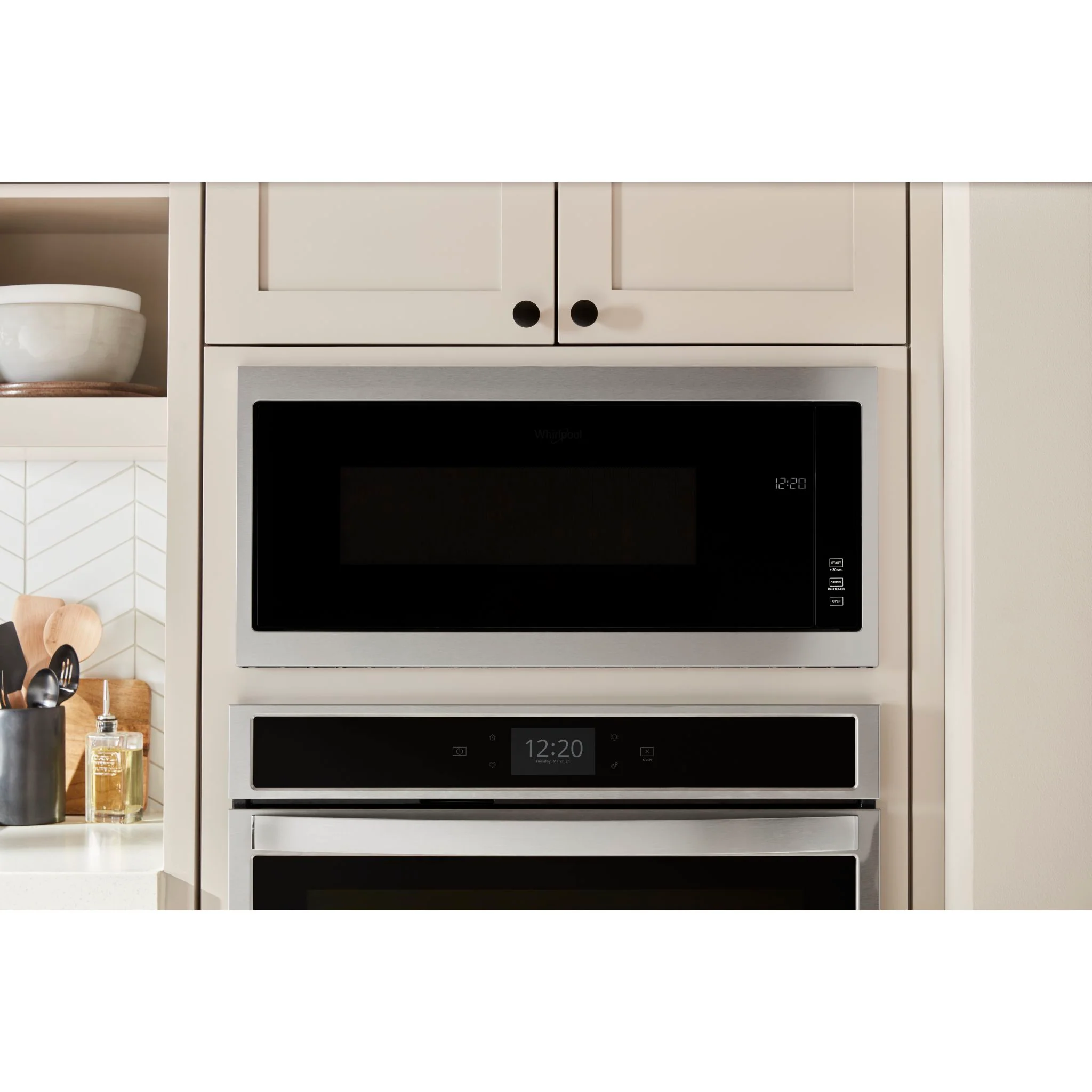 Whirlpool 1.1 cu. ft. Built-In Microwave with Slim Trim Kit - 14" Height -Stainless Steel (YWMT50011KS) - Image 7