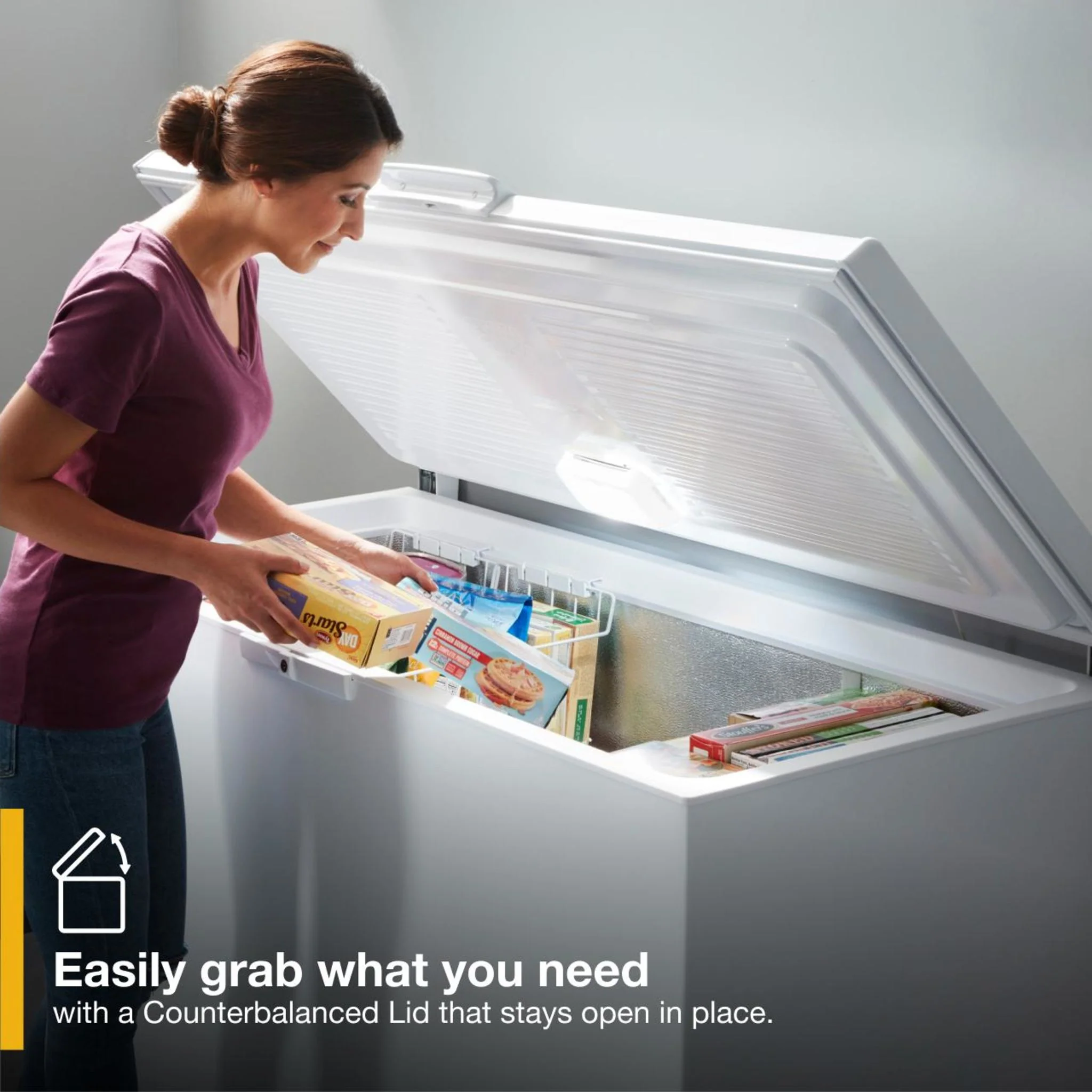 Whirlpool 16 Cu. Ft. Chest Freezer with Shelves -White (WZC5216LW) - Image 16