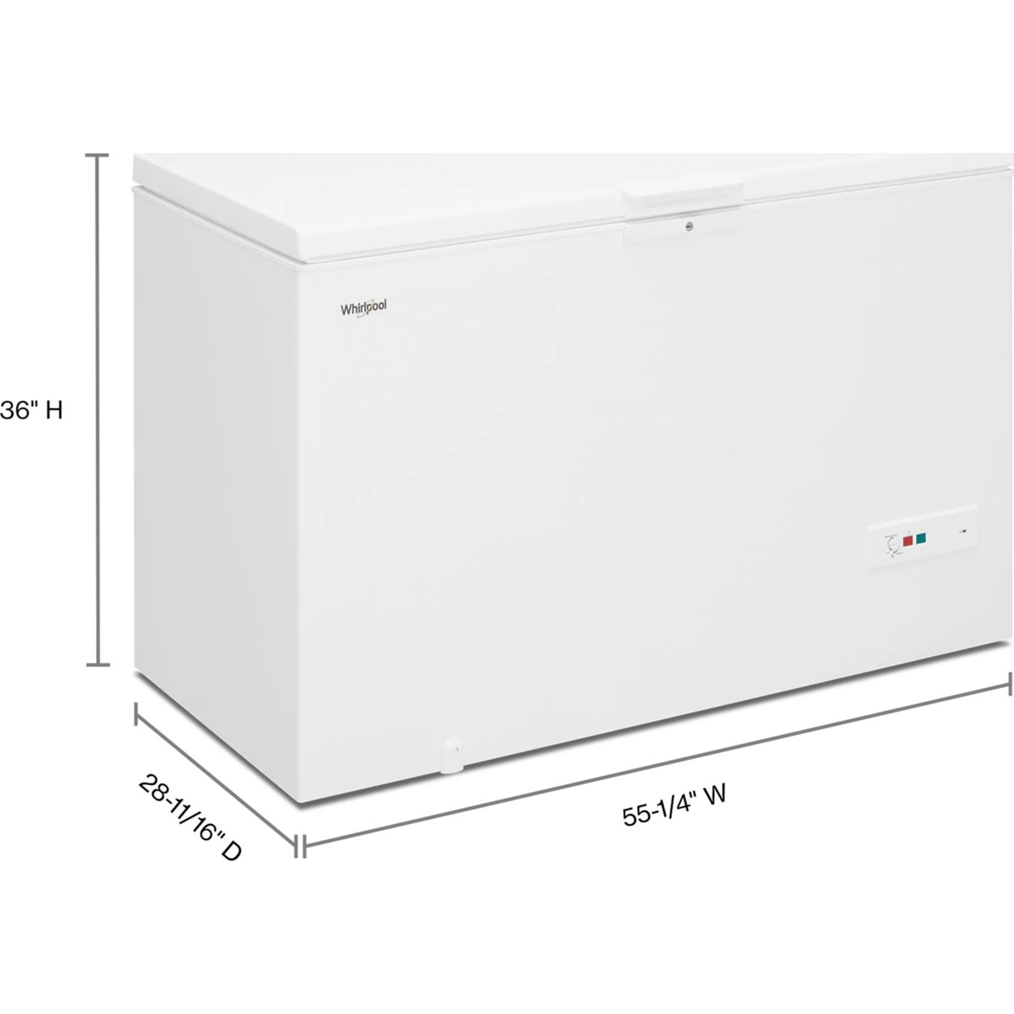Whirlpool 16 Cu. Ft. Chest Freezer with Shelves -White (WZC5216LW) - Image 56