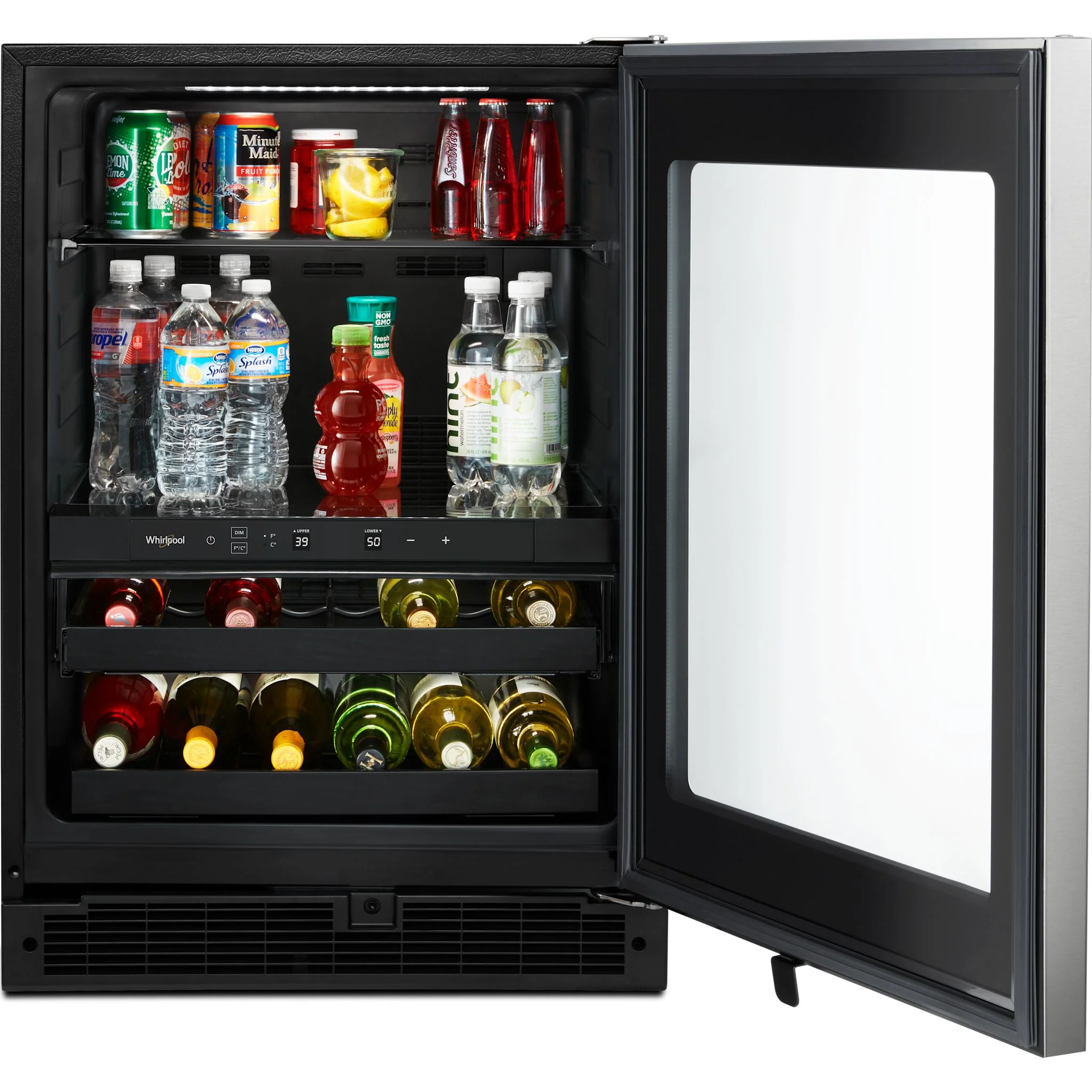Whirlpool 24-inch Wide Undercounter Beverage Center - 5.2 cu. ft. -Stainless Steel (WUB50X24HZ) - Image 5