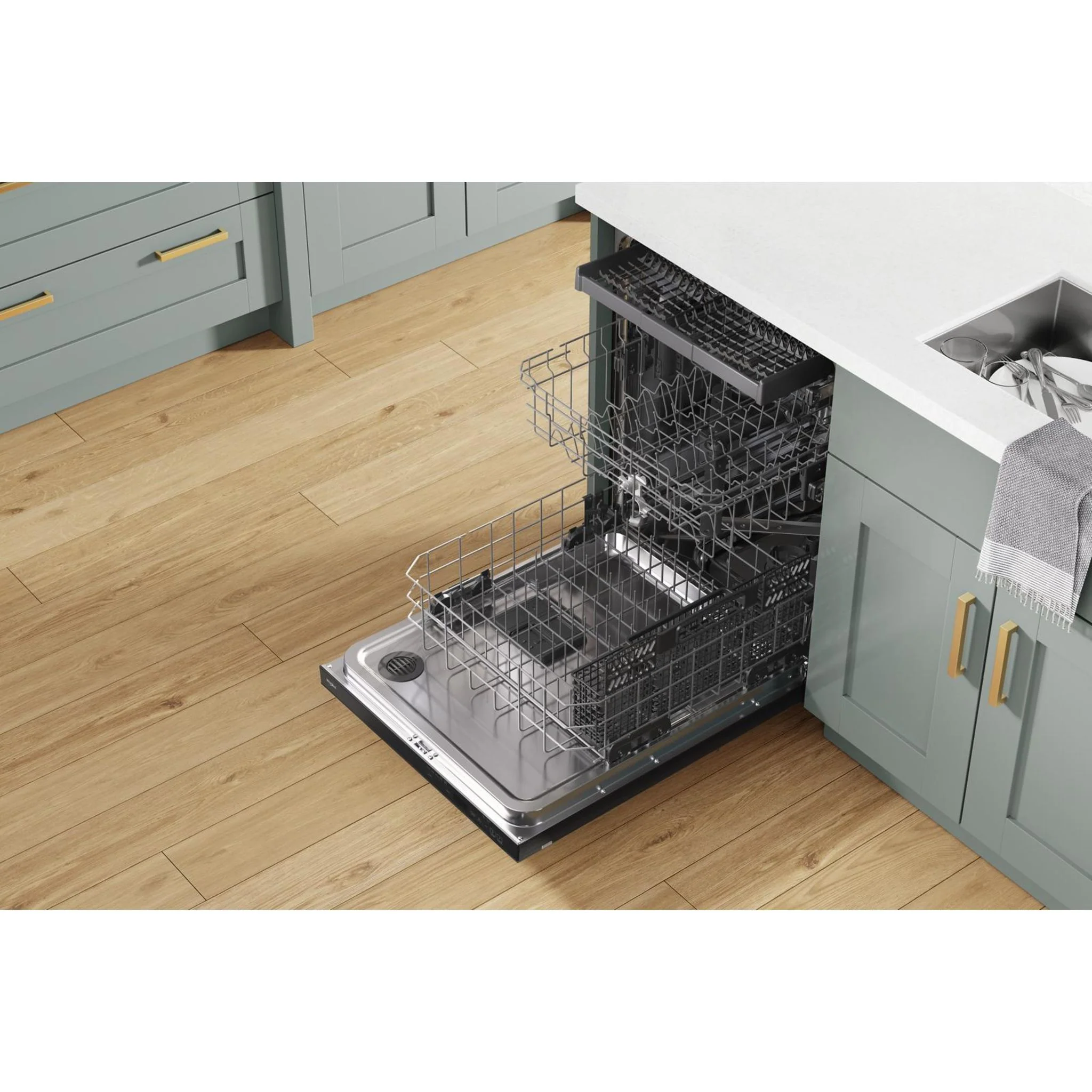Whirlpool Large Capacity Dishwasher with 3rd Rack -Black (WDT750SAKB) - Image 21