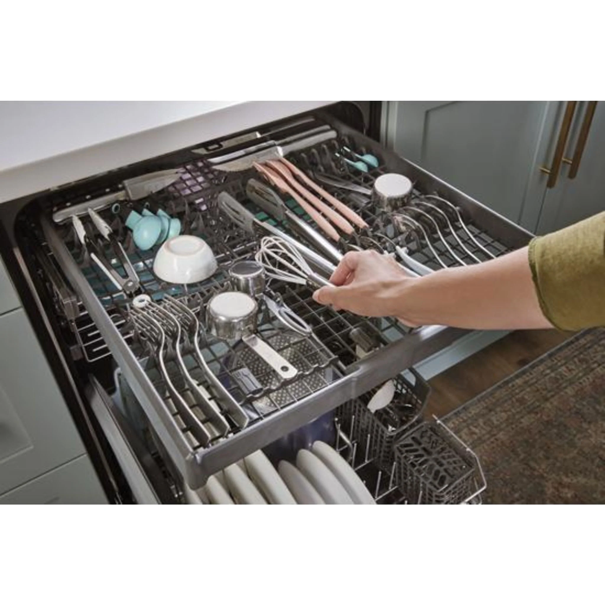 Whirlpool Large Capacity Dishwasher with 3rd Rack -Black (WDT750SAKB) - Image 24