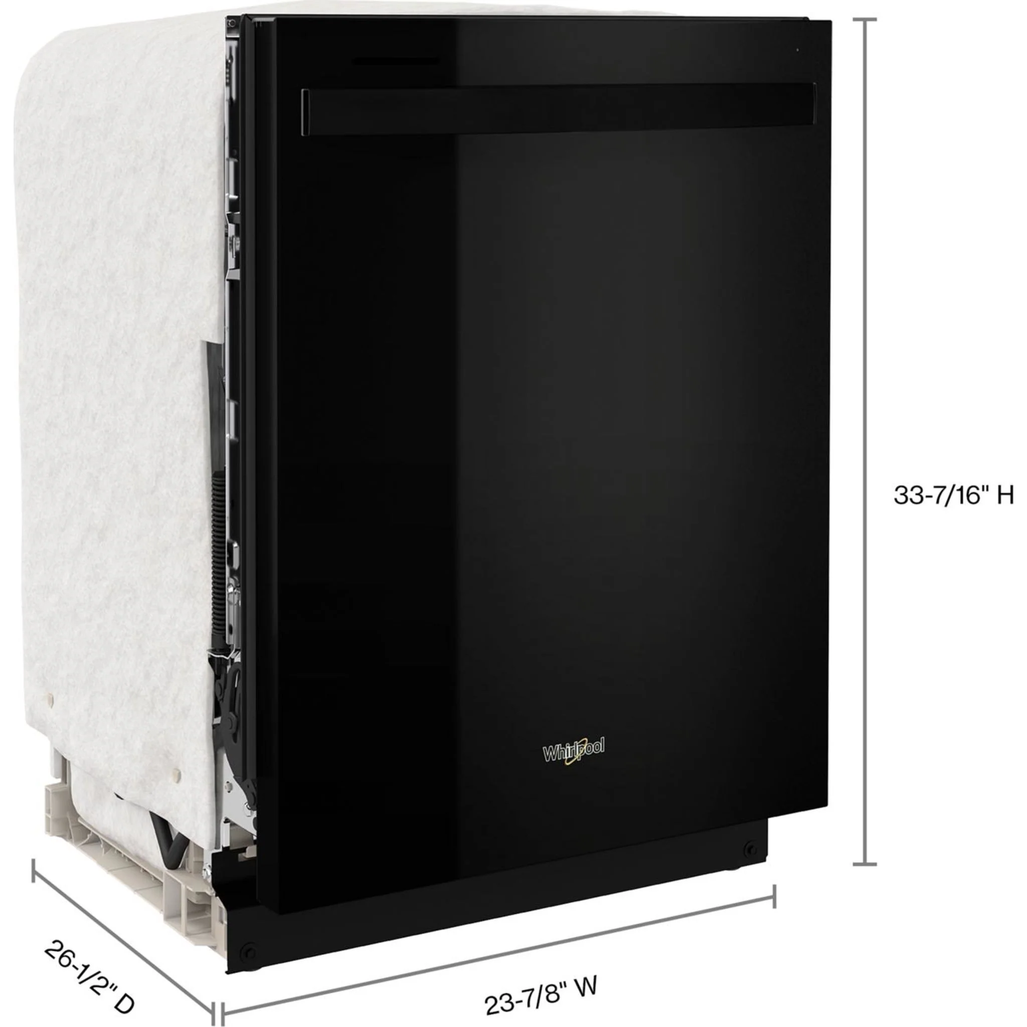 Whirlpool Large Capacity Dishwasher with 3rd Rack -Black (WDT750SAKB) - Image 30