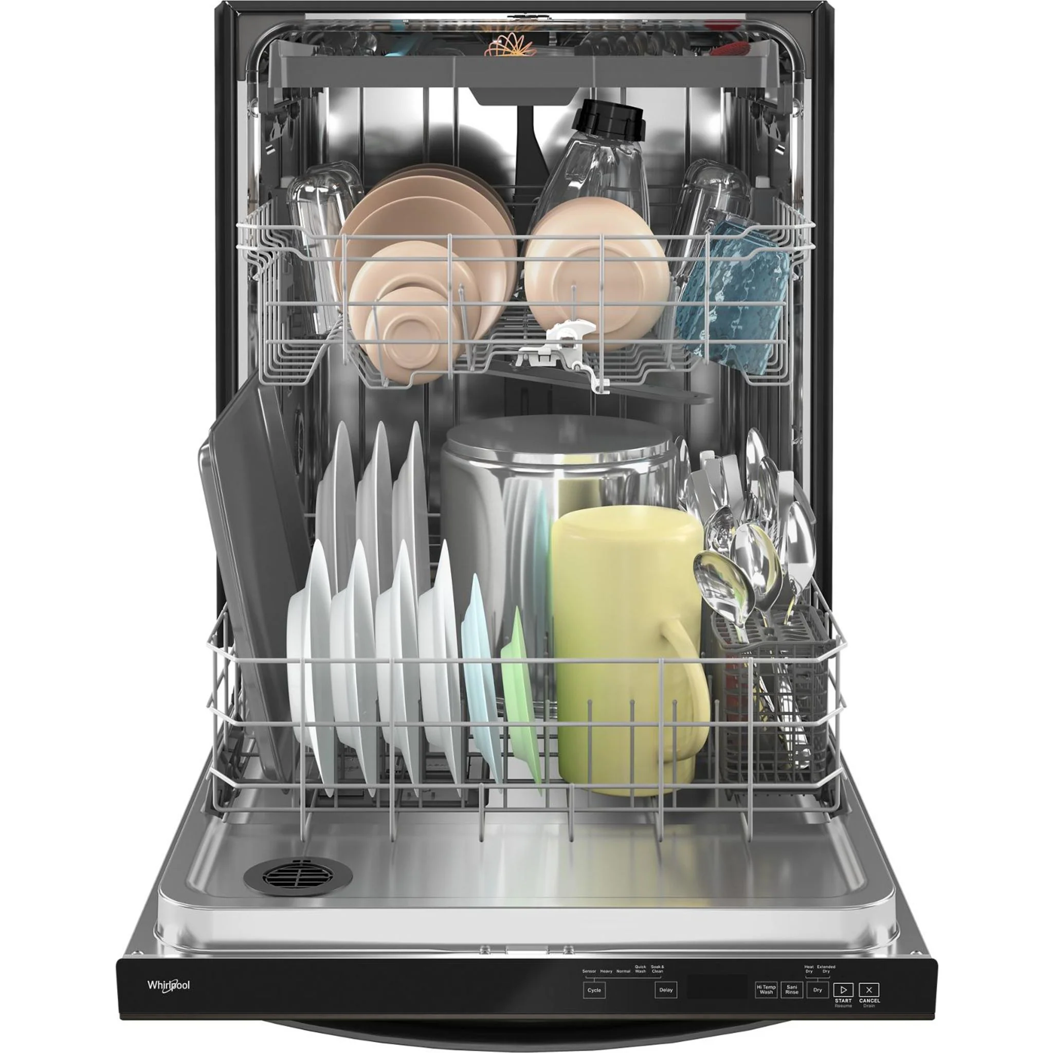 Whirlpool Large Capacity Dishwasher with 3rd Rack -Print Resist Blk Stnlss (WDT750SAKV) - Image 26