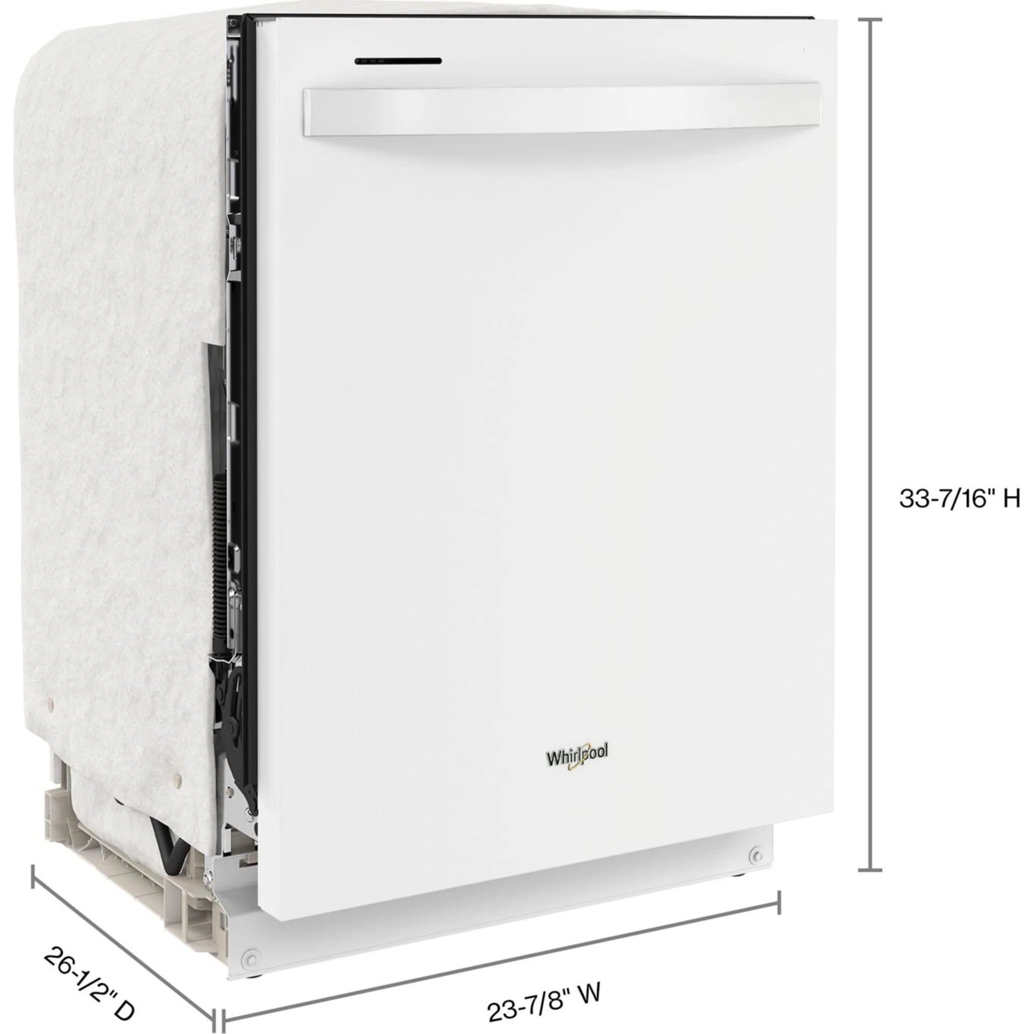Whirlpool 24-Inch Dishwasher with AI Intelligent Wash - 47 dBA -White (WDT750SAKW) - Image 29