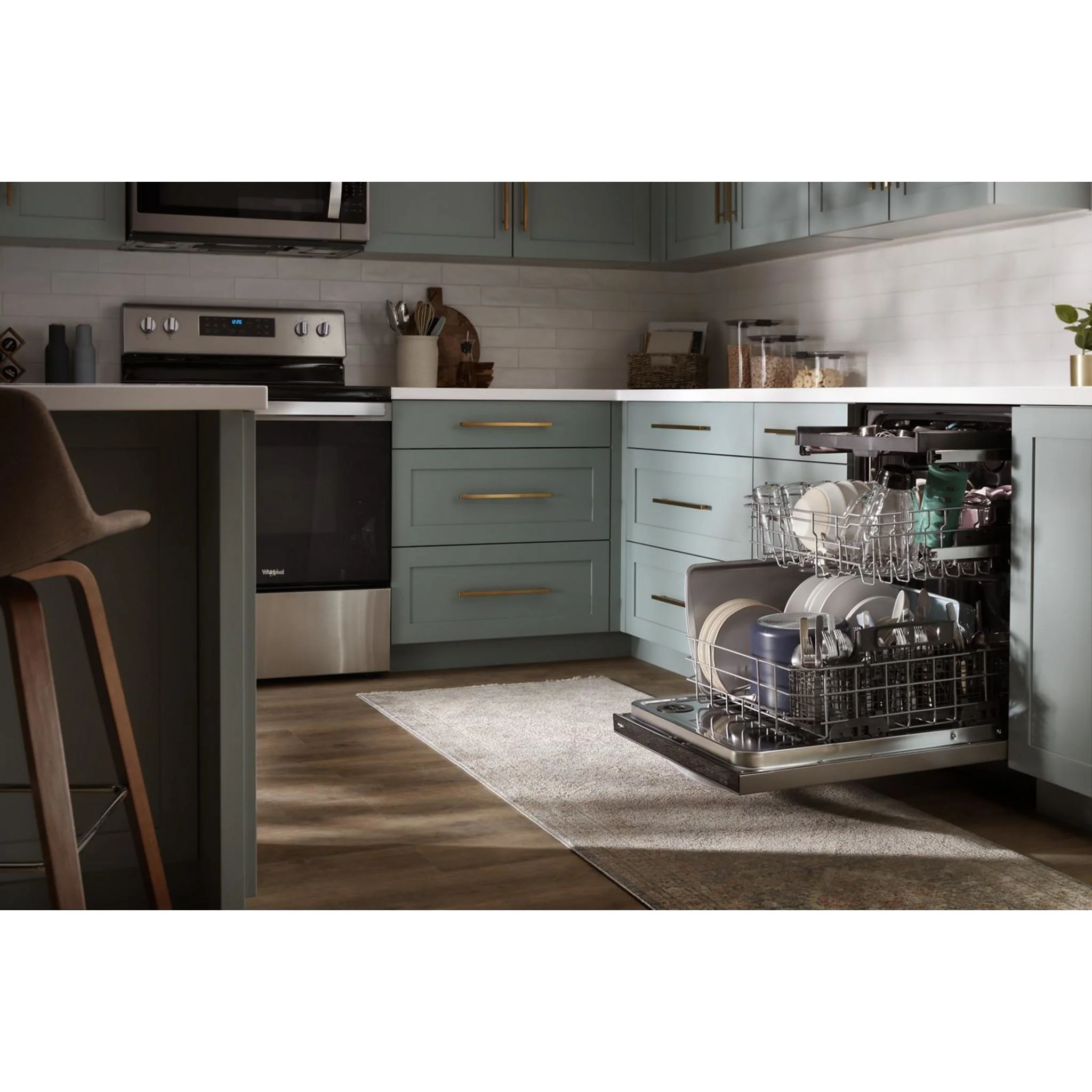 Whirlpool 24-Inch Stainless Steel Dishwasher with AI Intelligent Wash System - 47 dBA -Stainless Steel (WDT750SAKZ) - Image 13