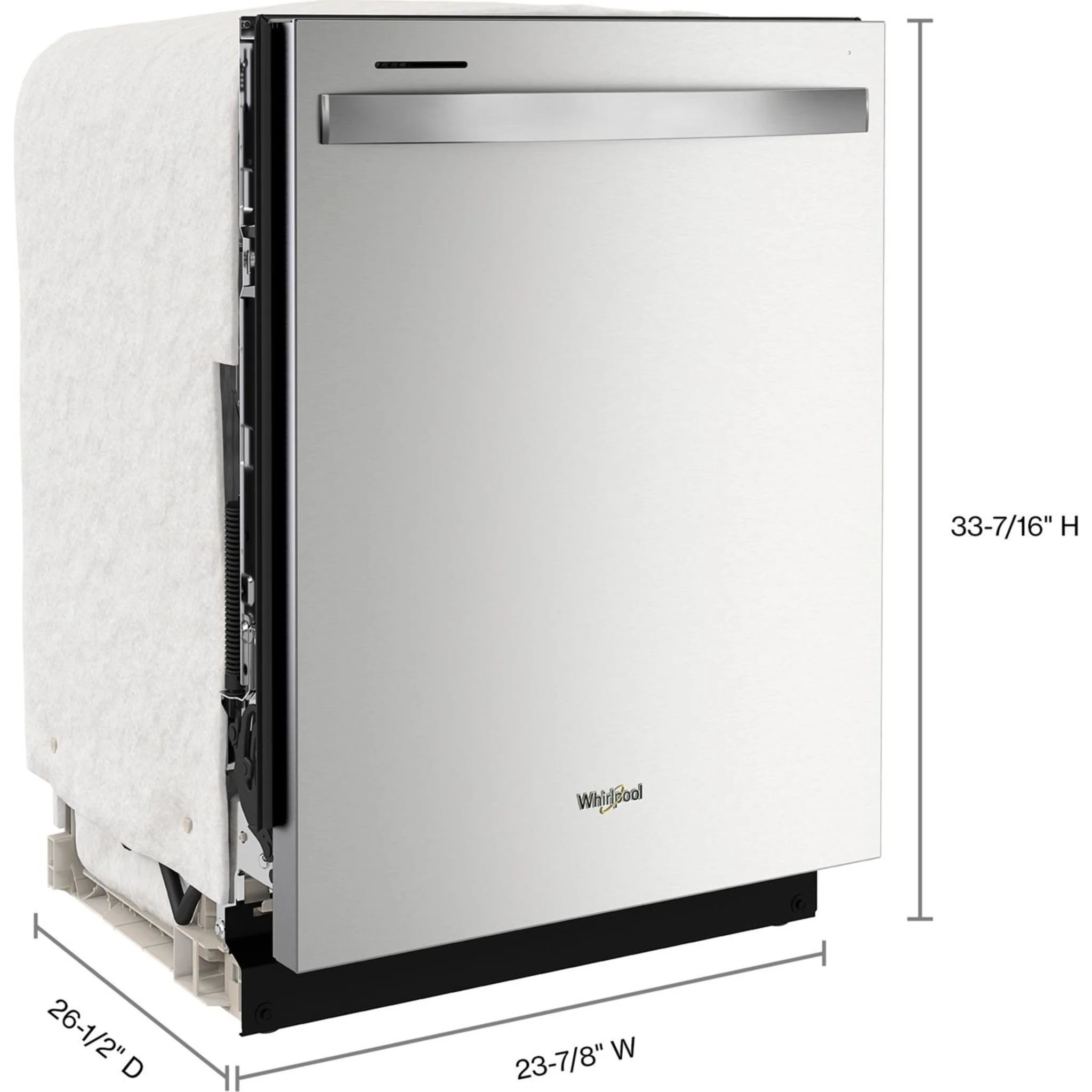 Whirlpool 24-Inch Stainless Steel Dishwasher with AI Intelligent Wash System - 47 dBA -Stainless Steel (WDT750SAKZ) - Image 46